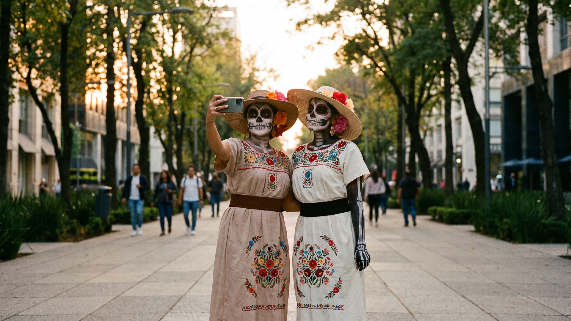 Disfraz de catrina