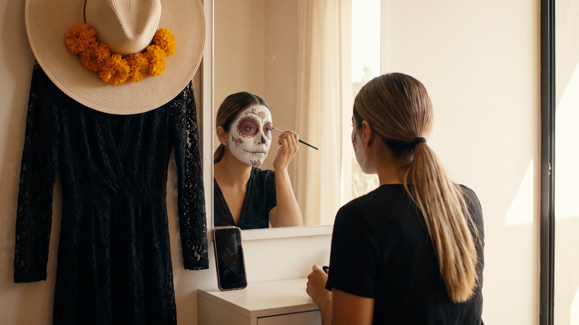 Disfraz de catrina
