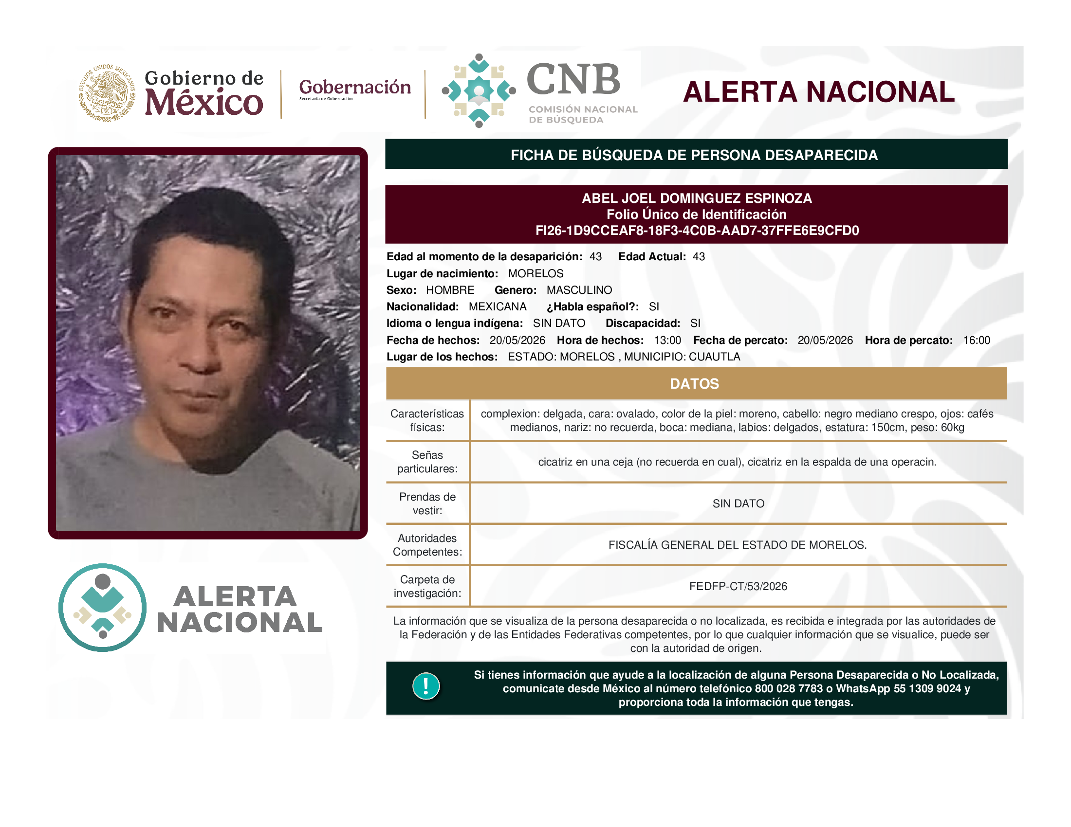 Abel Joel Domínguez Espinoza