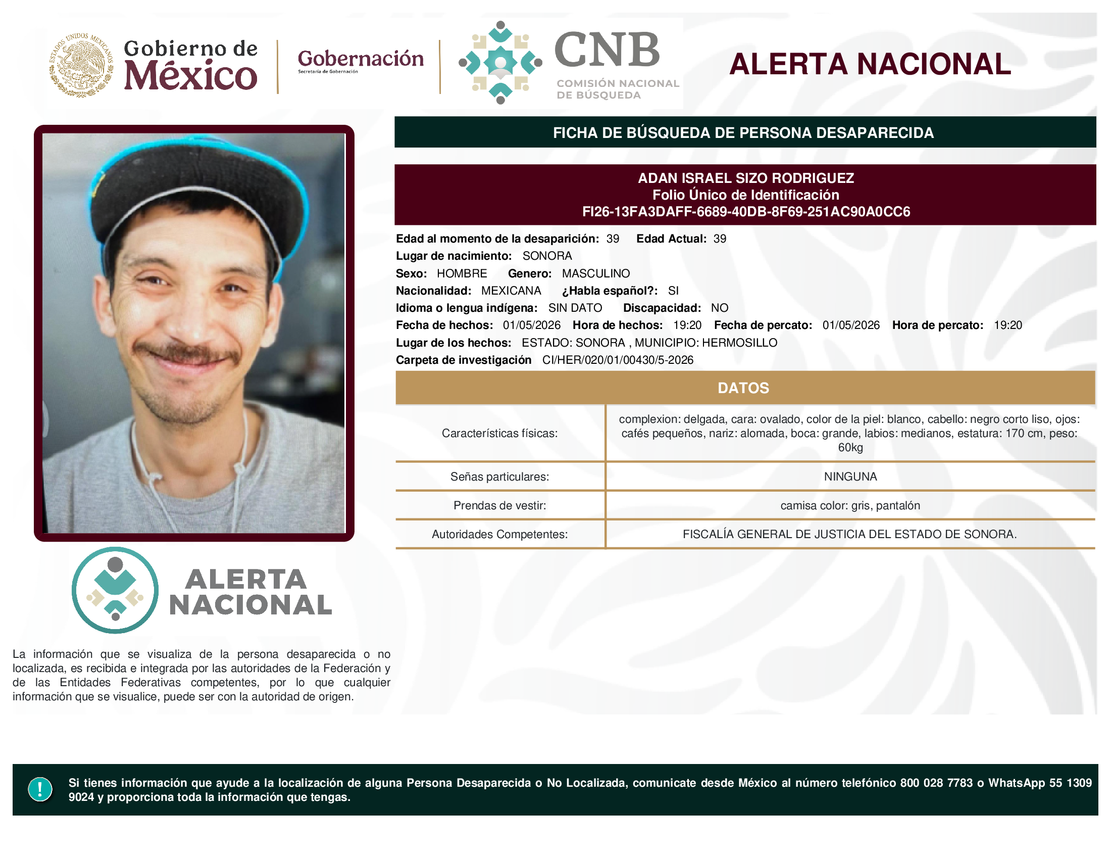 Adan Israel Sizo Rodríguez