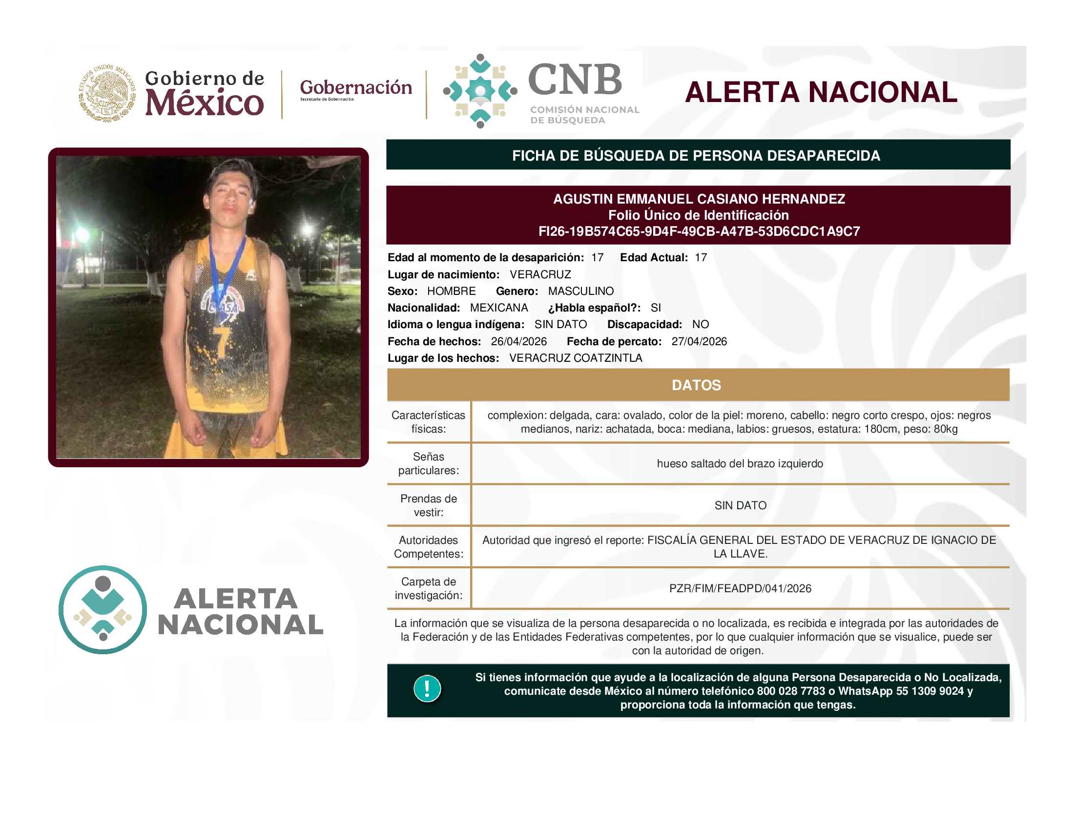 Agustin Emmanuel Casiano Hernández