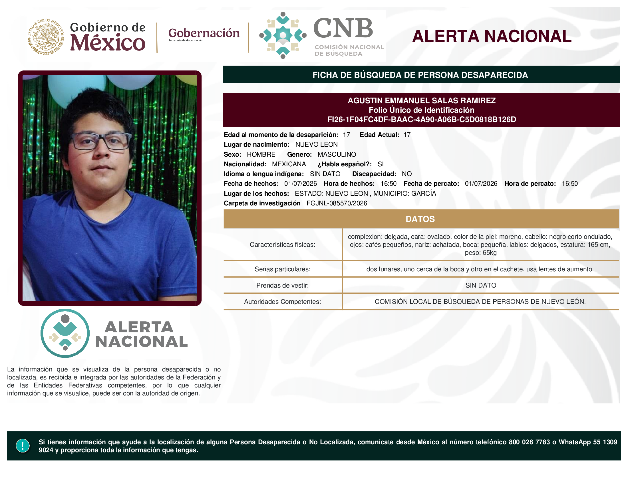 Agustin Emmanuel Salas Ramírez