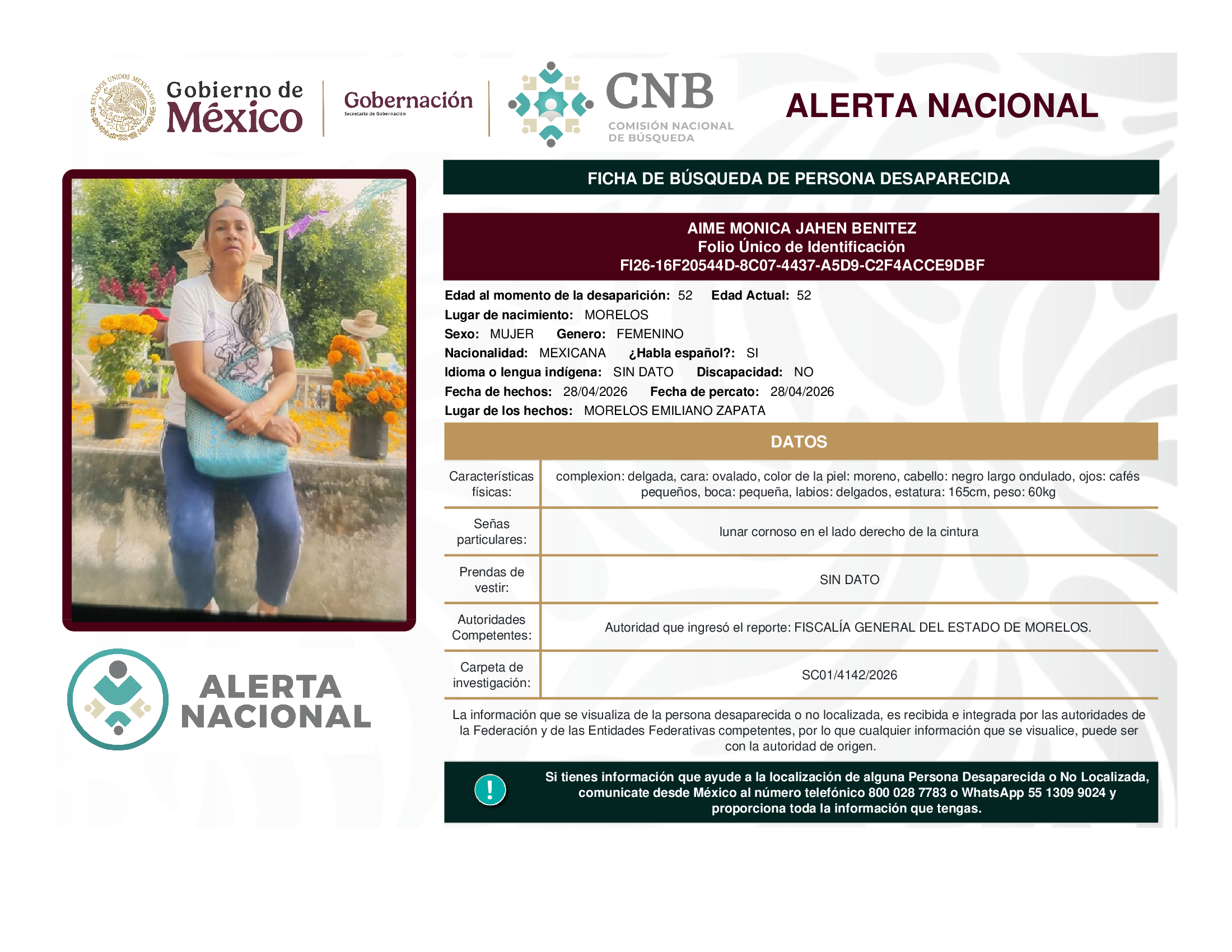 Aime Mónica Jahen Benitez