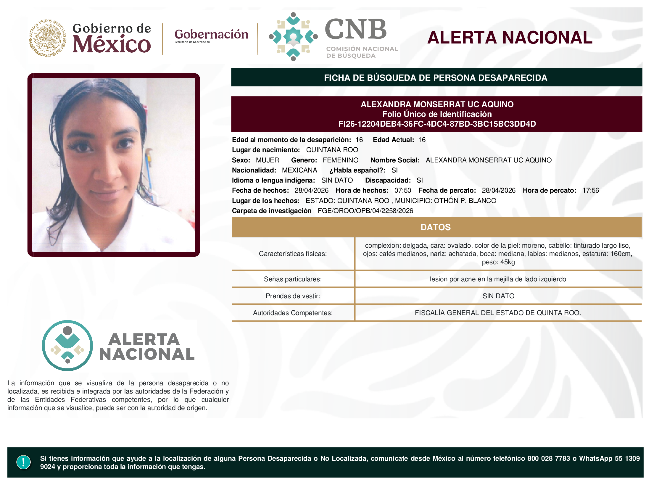 Alexandra Monserrat Uc Aquino
