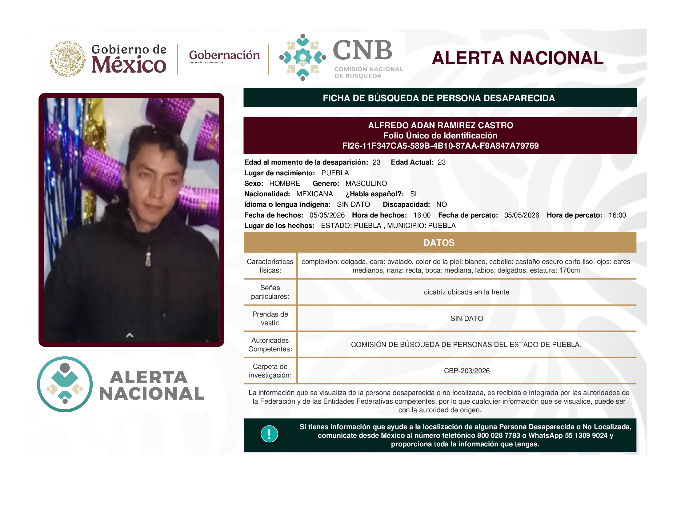 Alfredo Adan Ramírez Castro