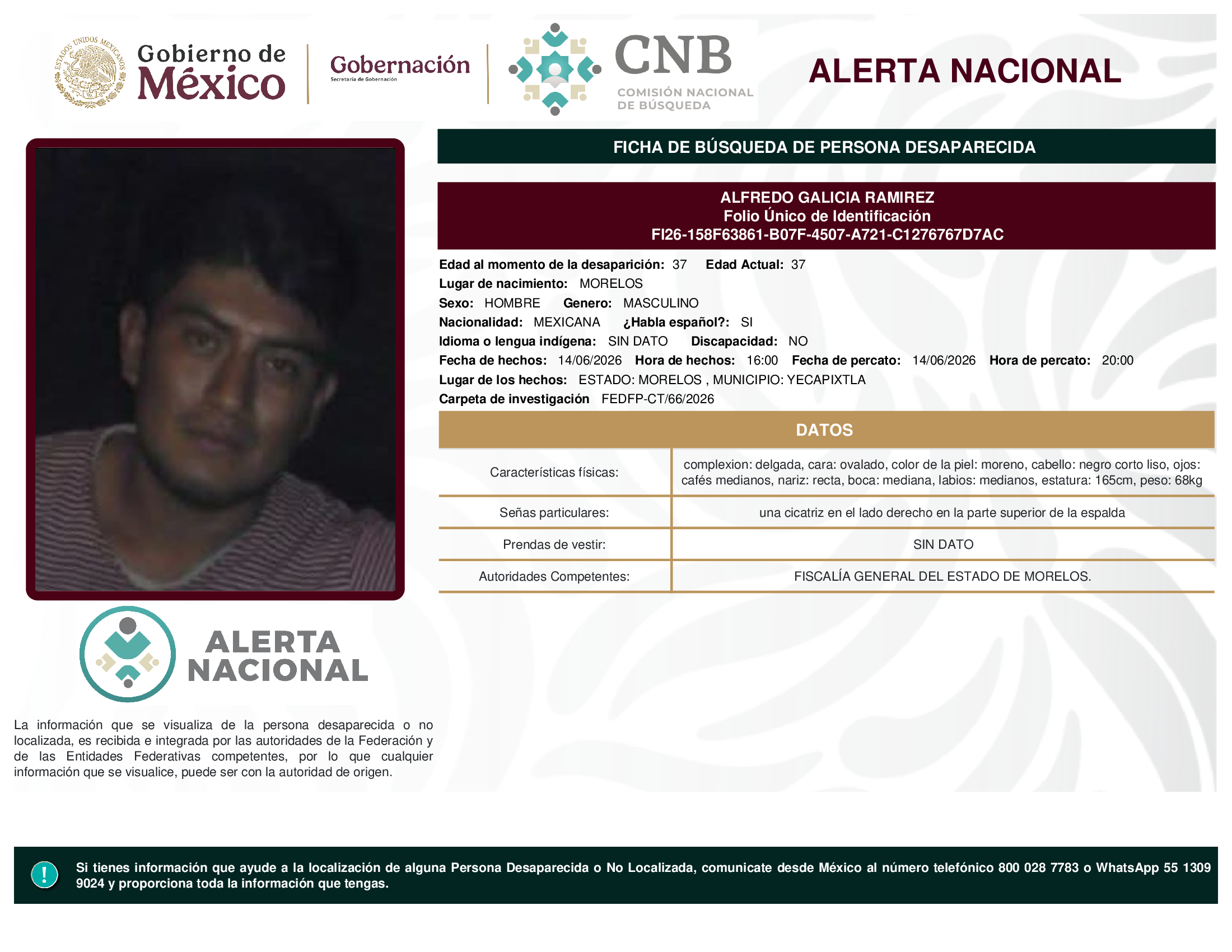Alfredo Galicia Ramírez