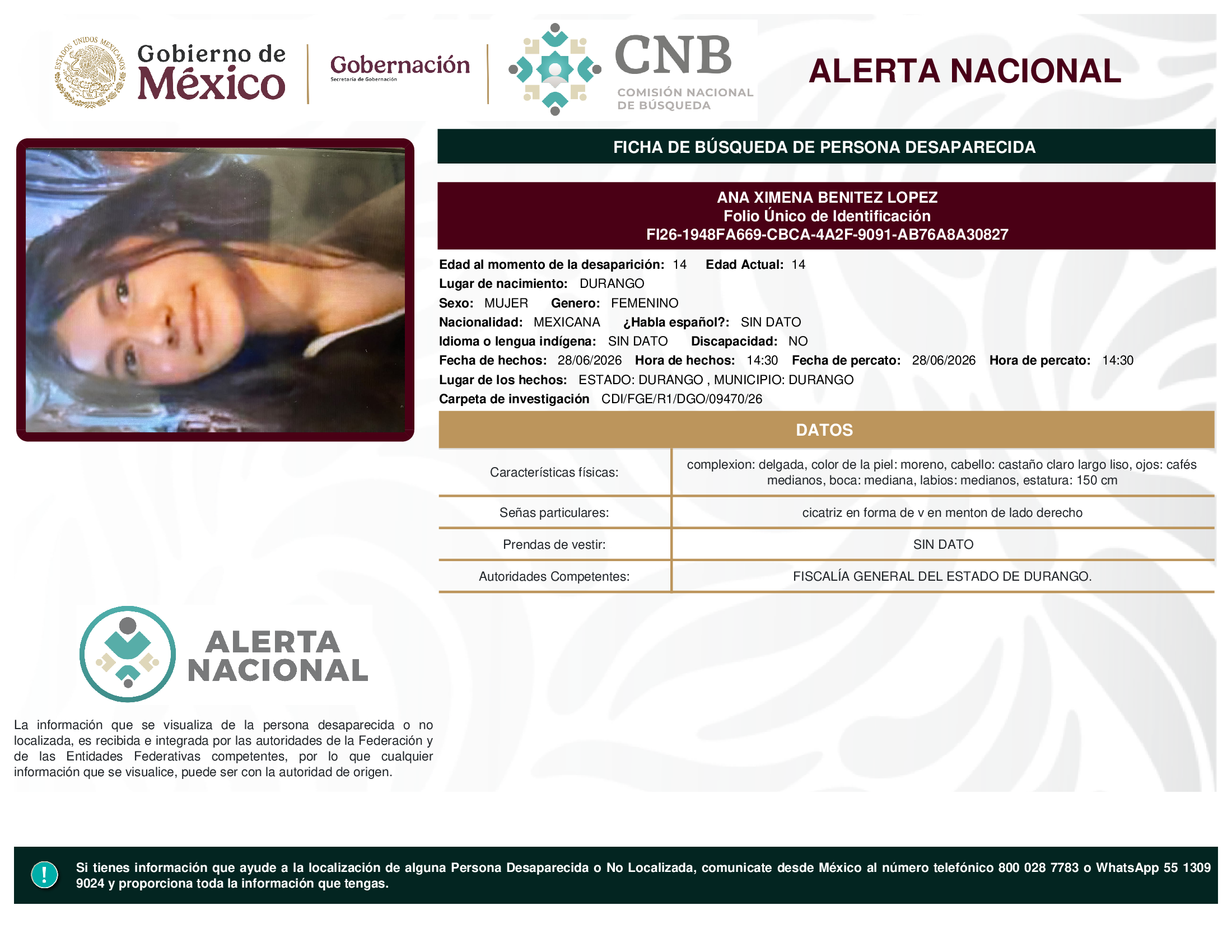 Ana Ximena Benitez López