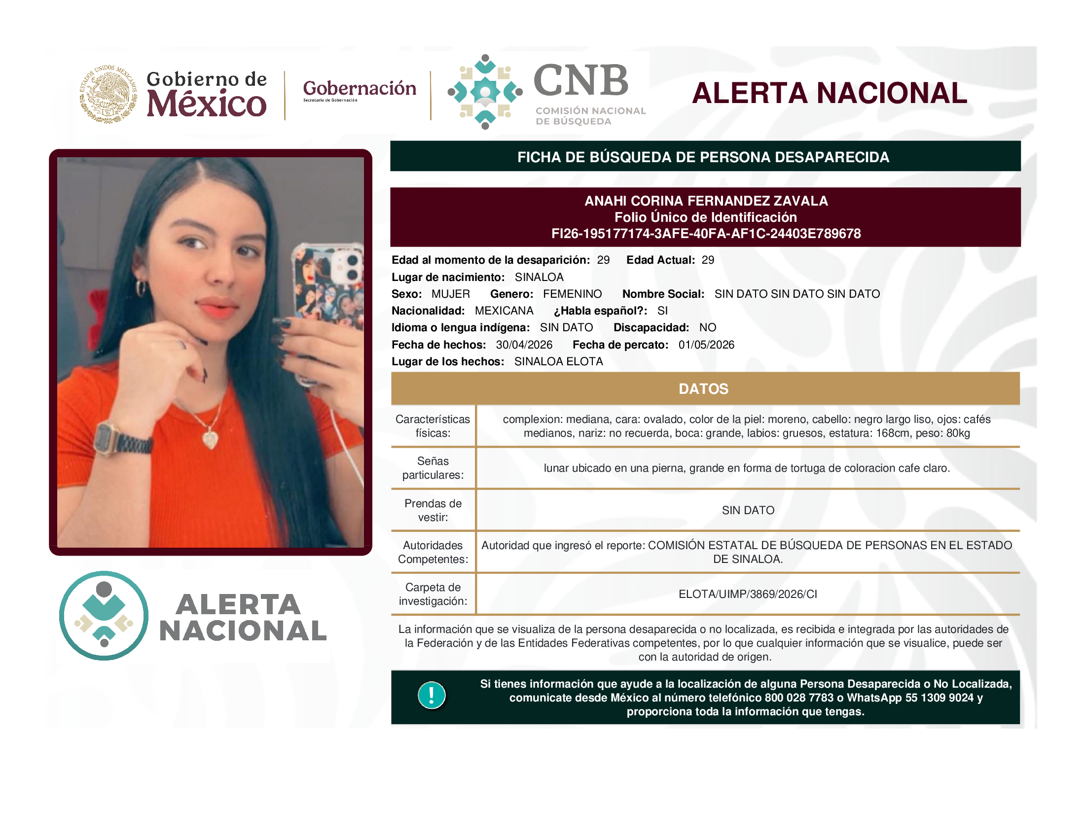Anahí Corina Fernández Zavala