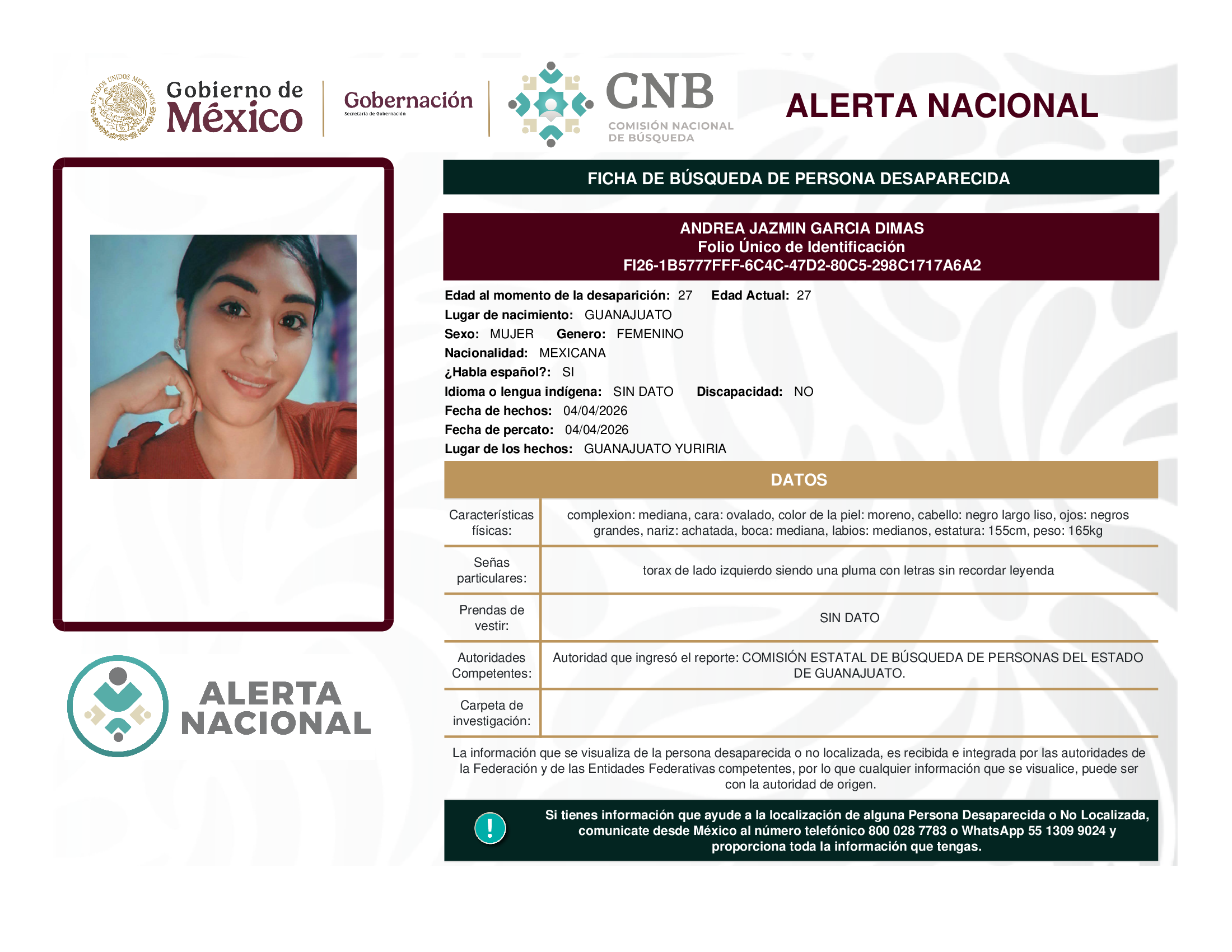 Andrea Jazmin García Dimas