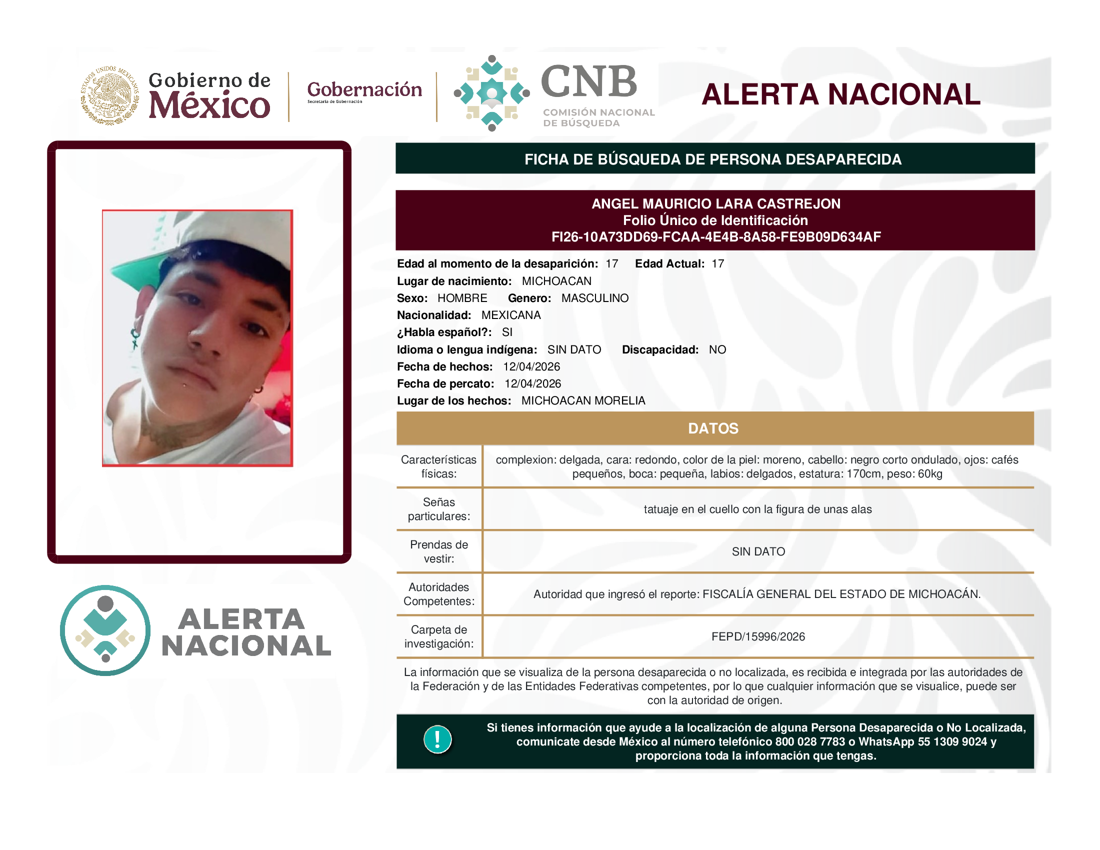 Ángel Mauricio Lara Castrejon