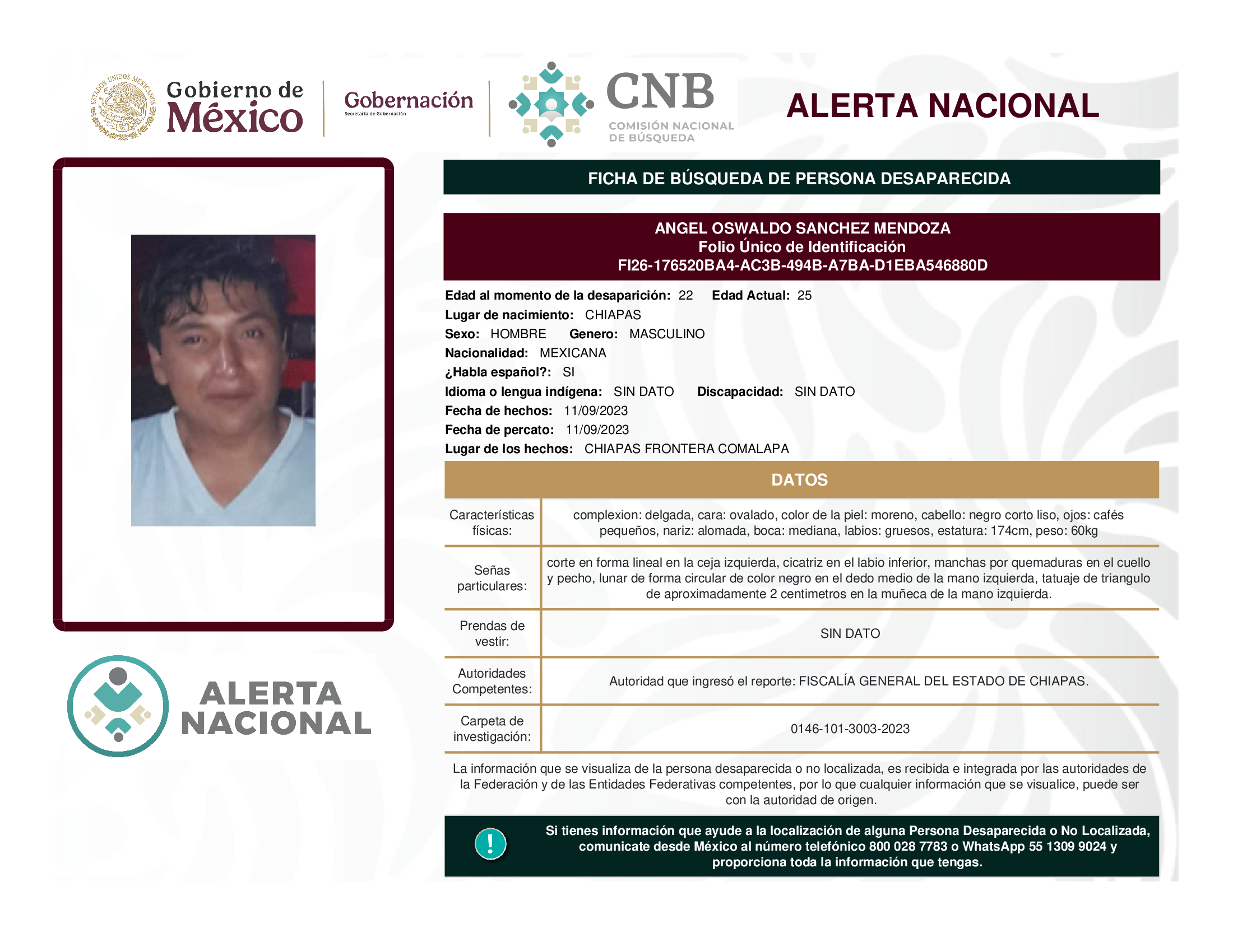 Ángel Oswaldo Sánchez Mendoza