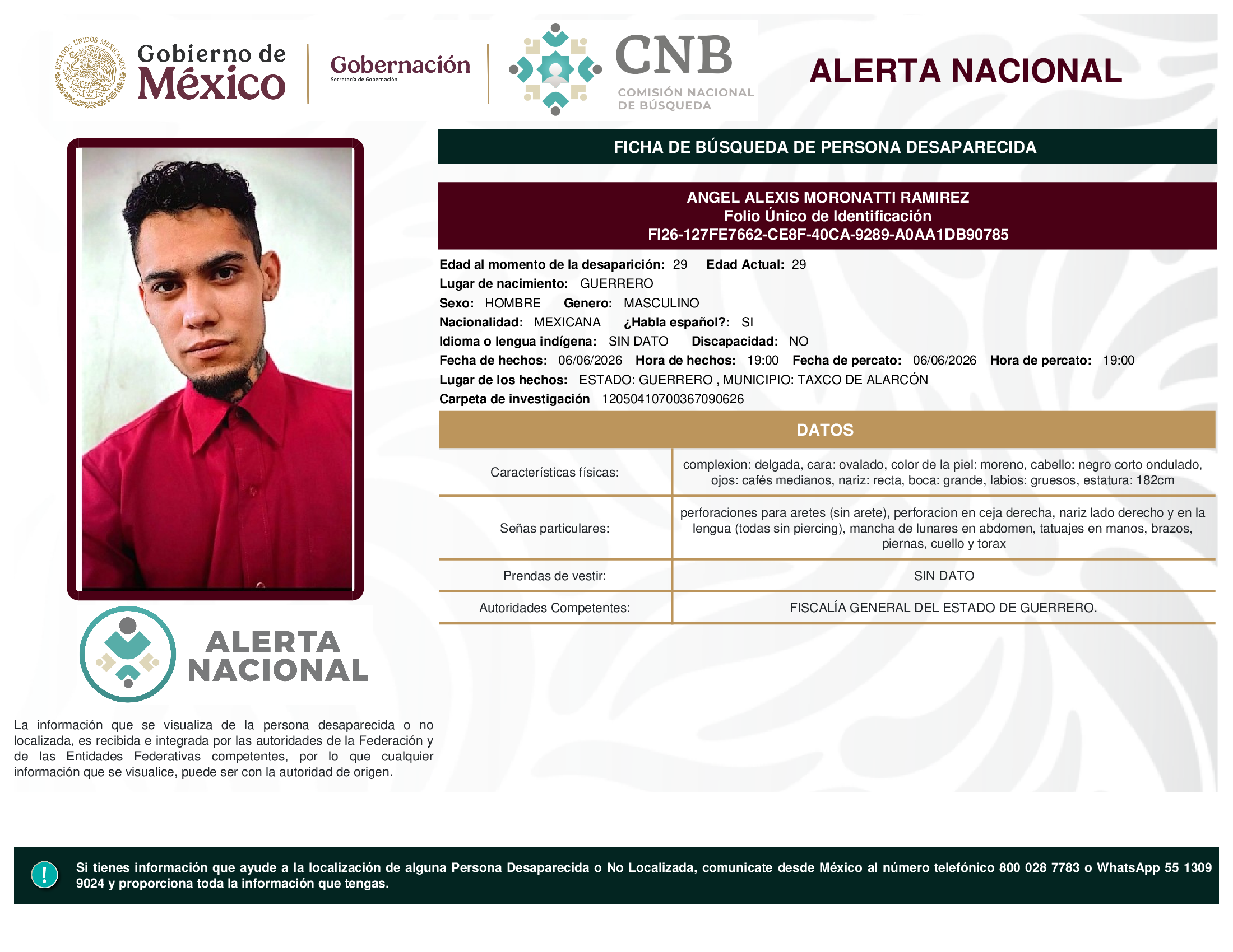 Ángel Alexis Moronatti Ramírez