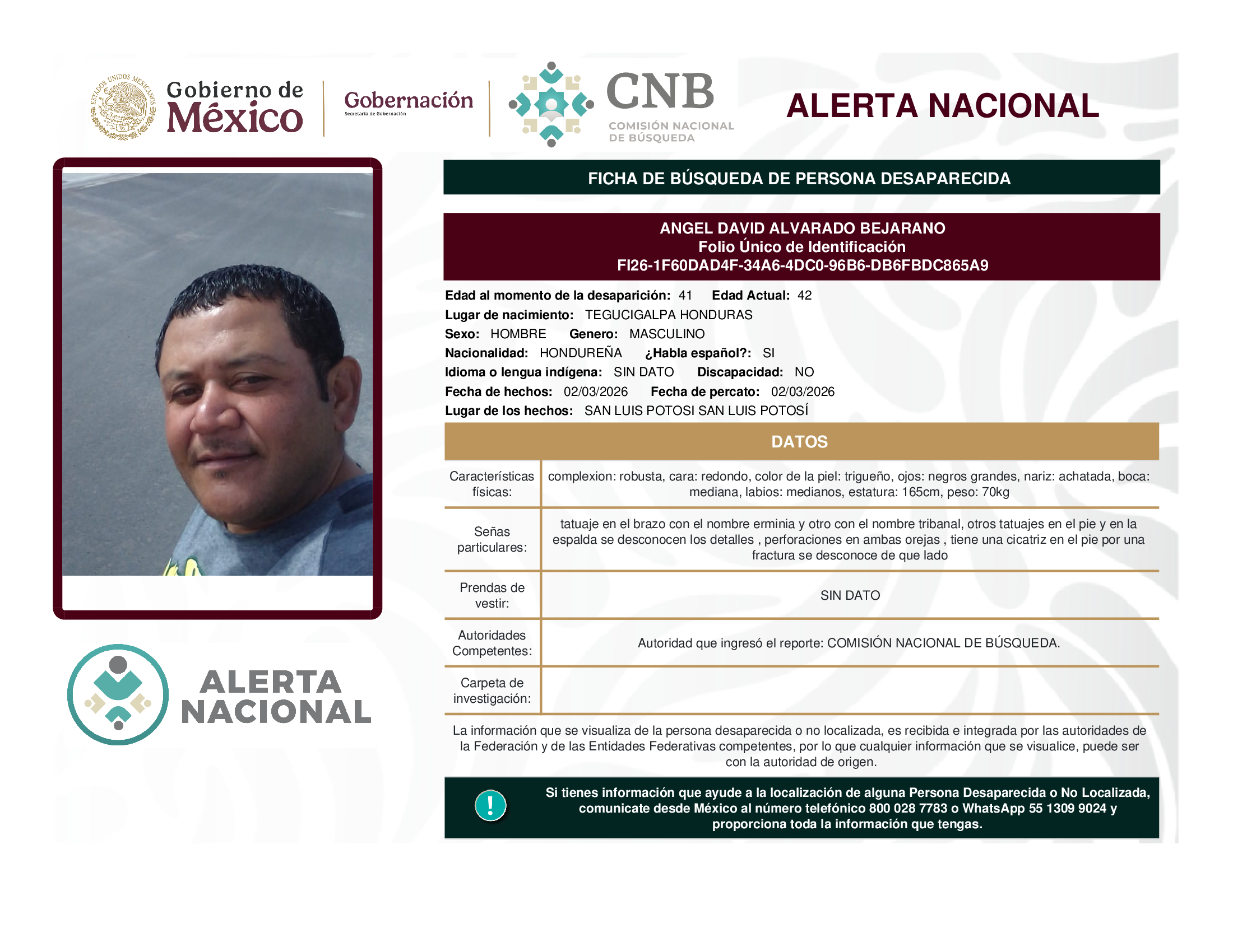 Ángel David Alvarado Bejarano