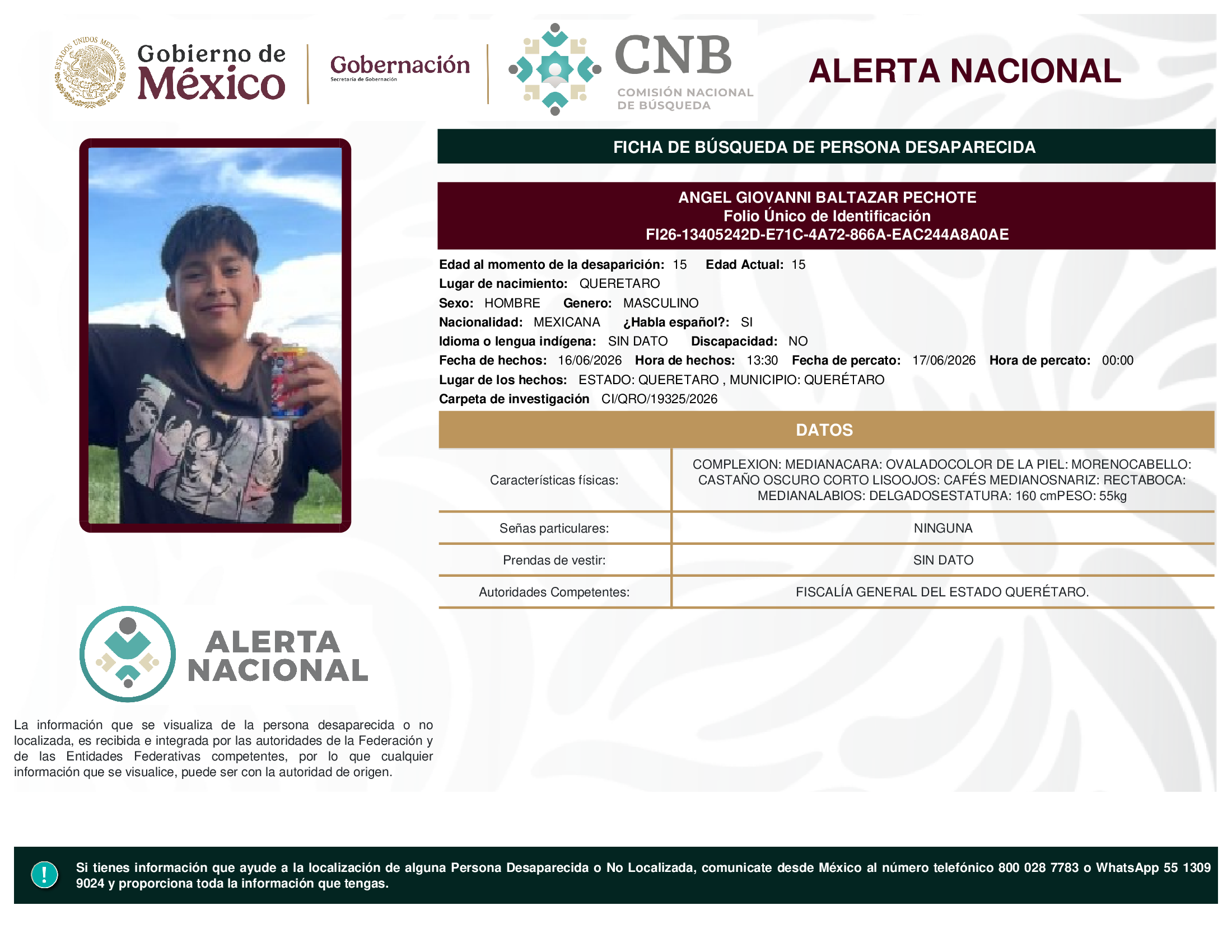 Ángel Giovanni Baltazar Pechote