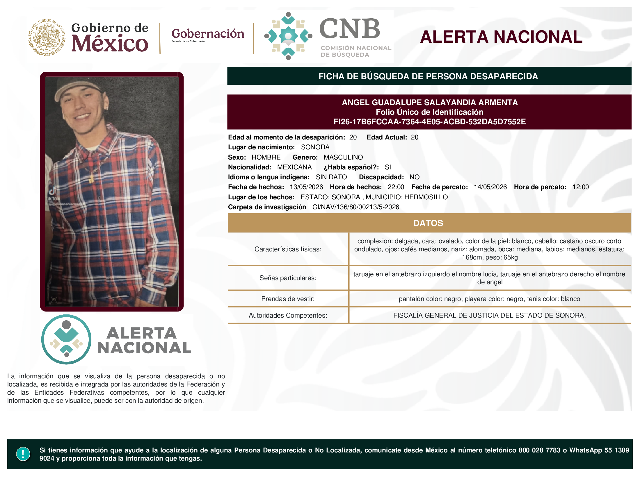 Ángel Guadalupe Salayandia Armenta