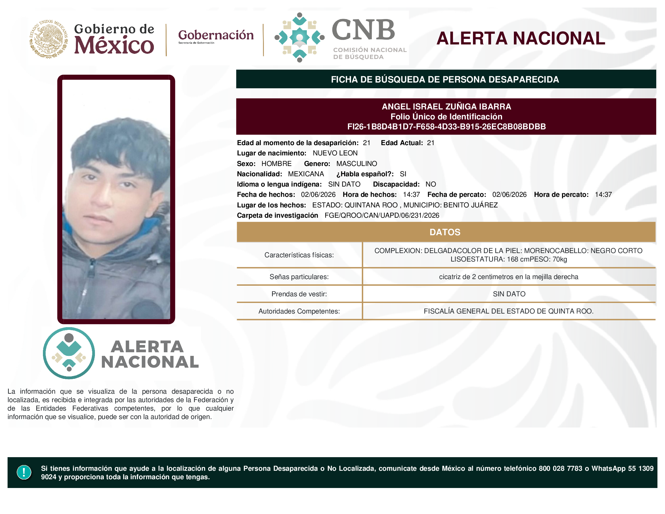 Ángel Israel Zuñiga Ibarra