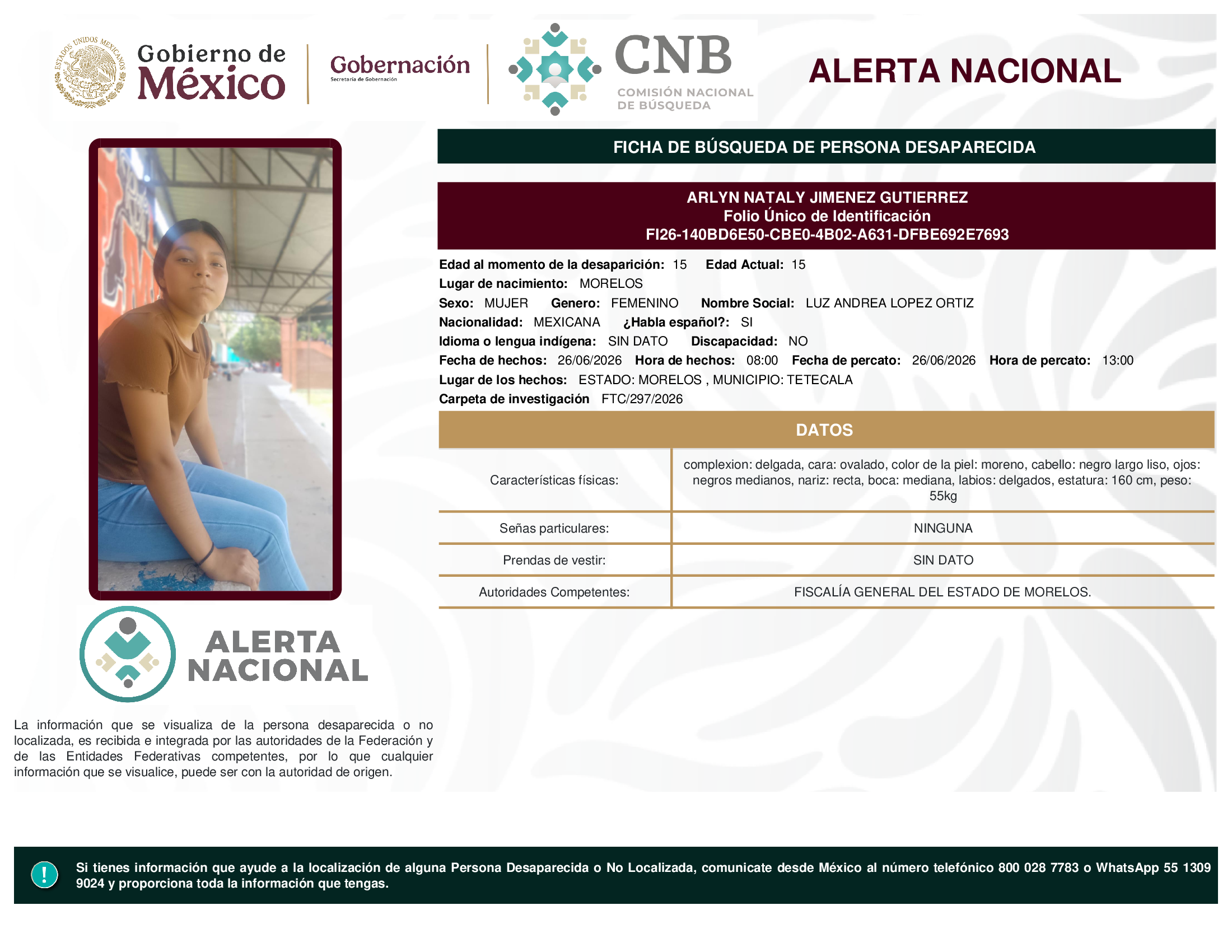 Arlyn Nataly Jiménez Gutiérrez
