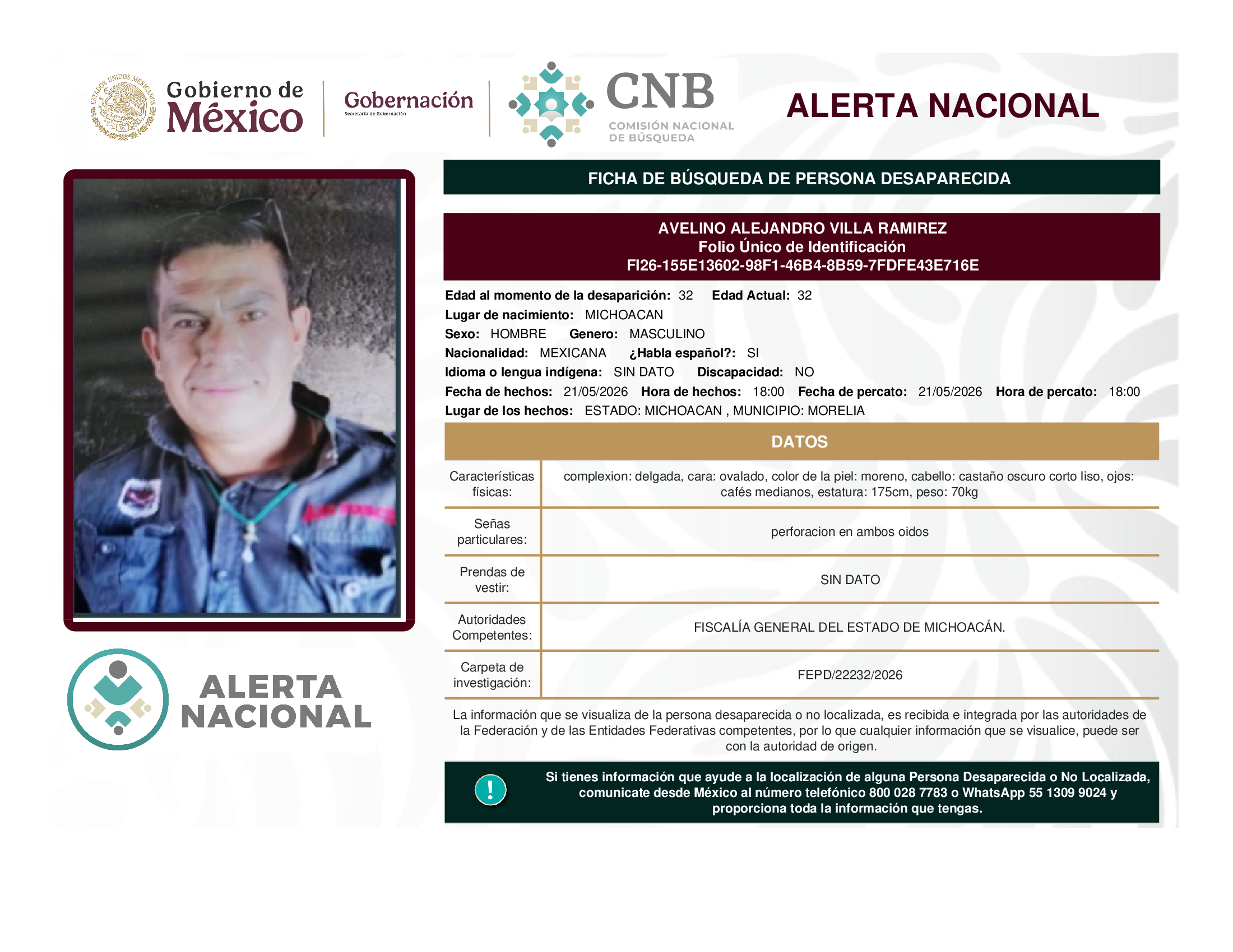 Avelino Alejandro Villa Ramírez