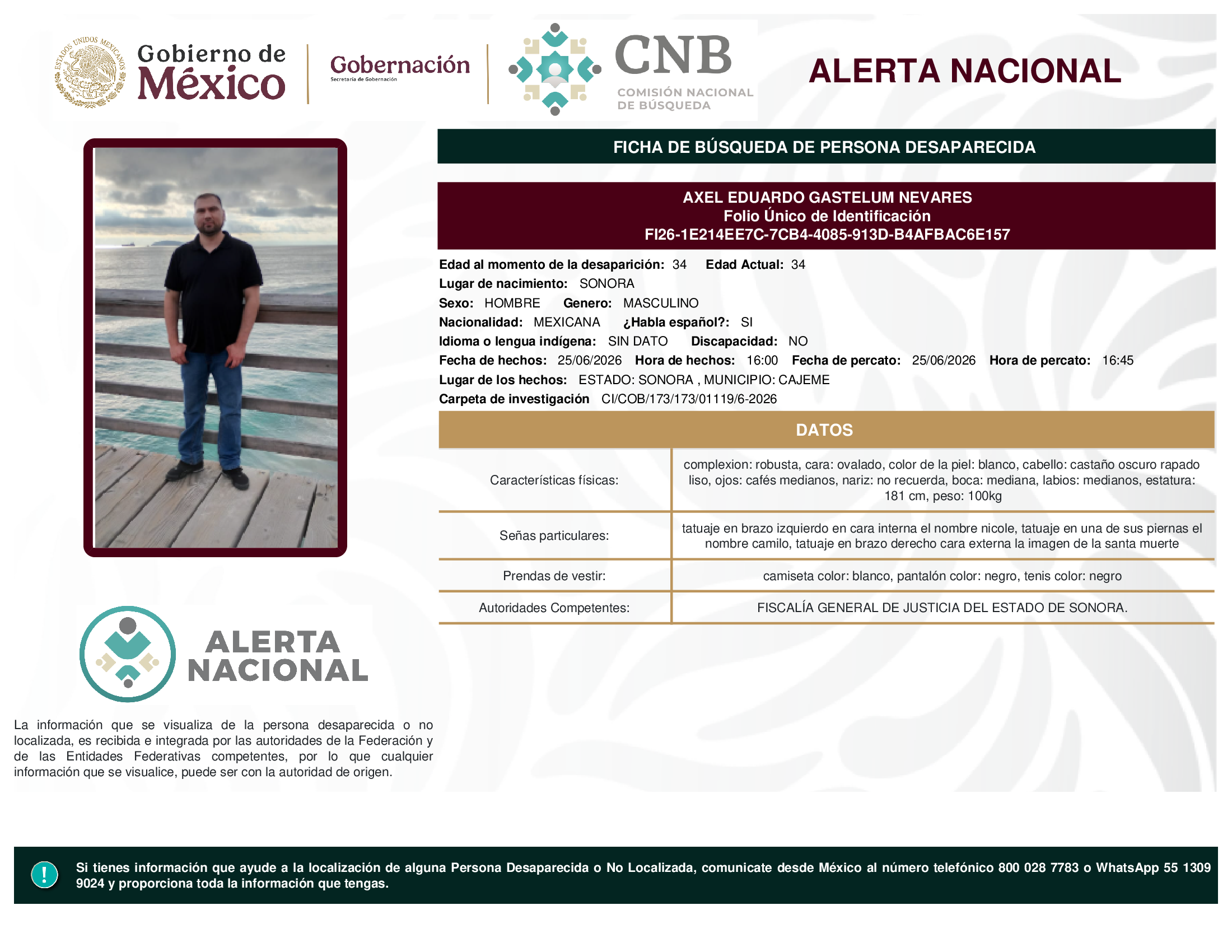 Axel Eduardo Gastelum Nevares