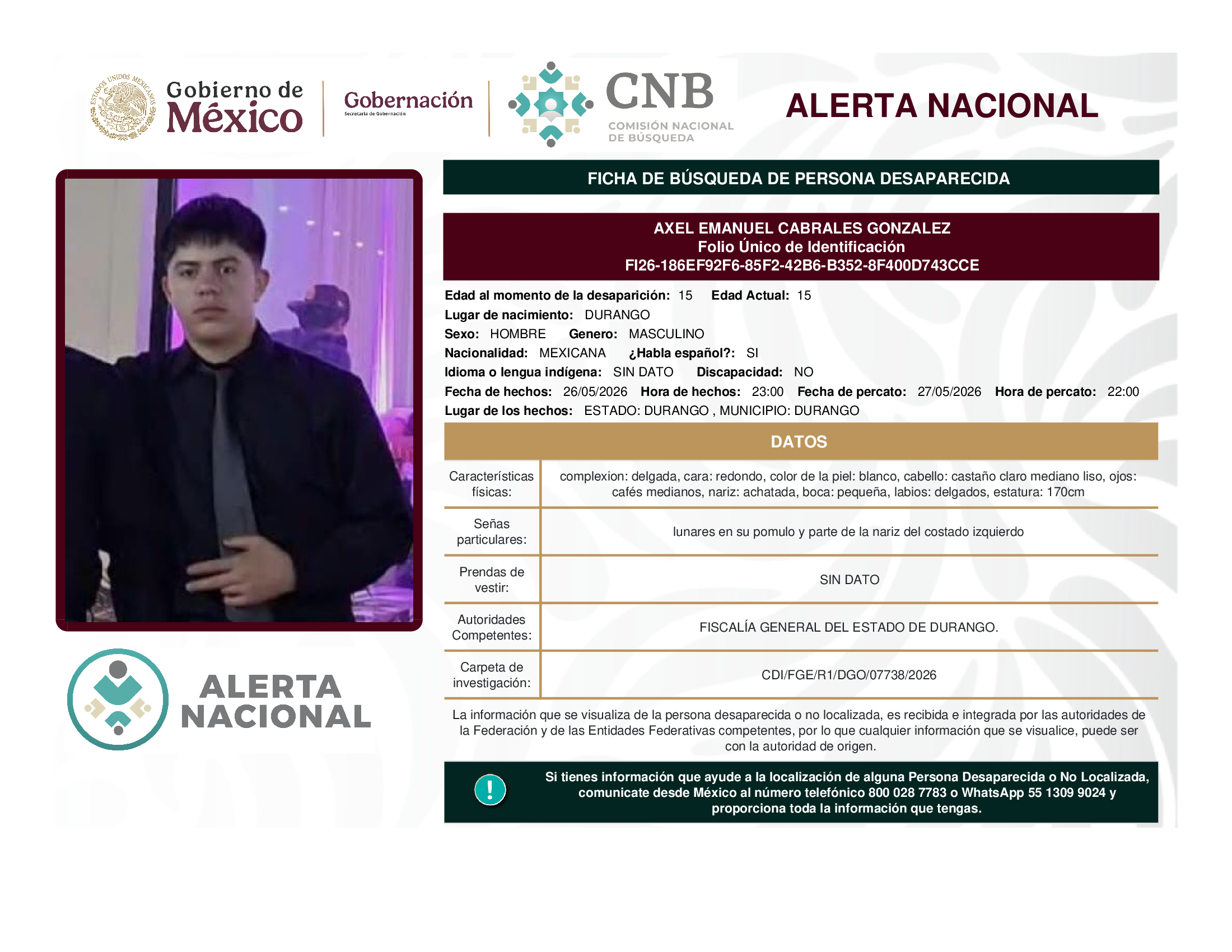 Axel Emanuel Cabrales González