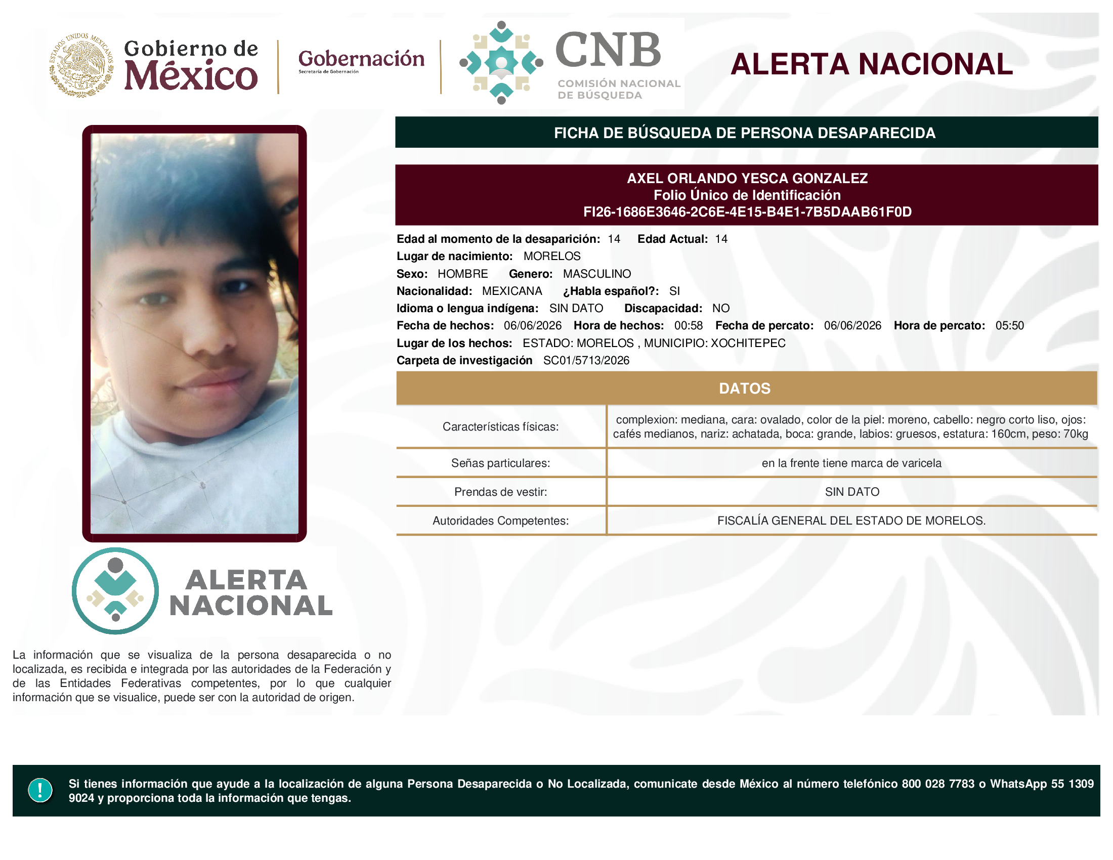 Axel Orlando Yesca González