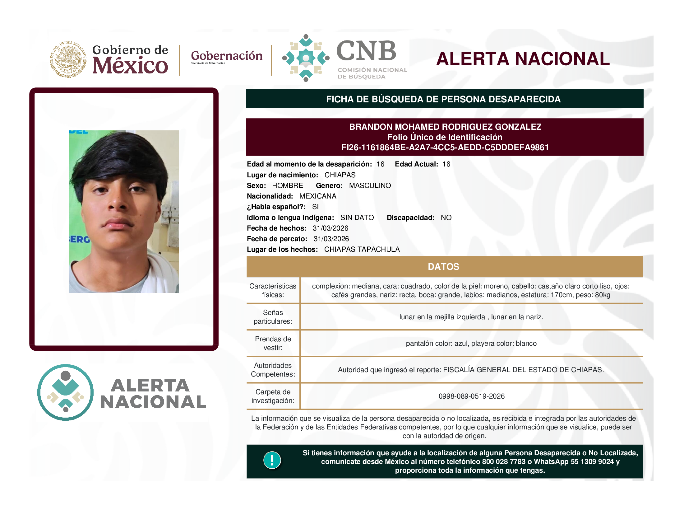 Brandon Mohamed Rodríguez González