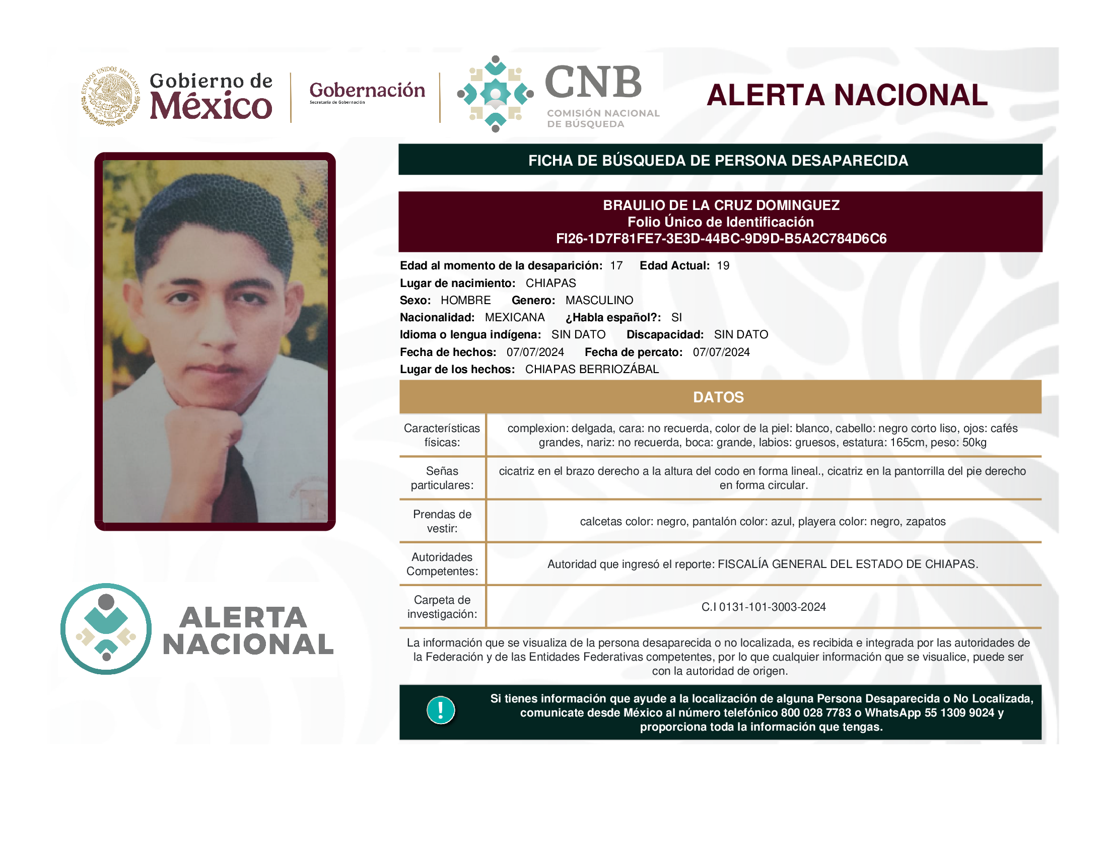 Braulio De La Cruz Domínguez
