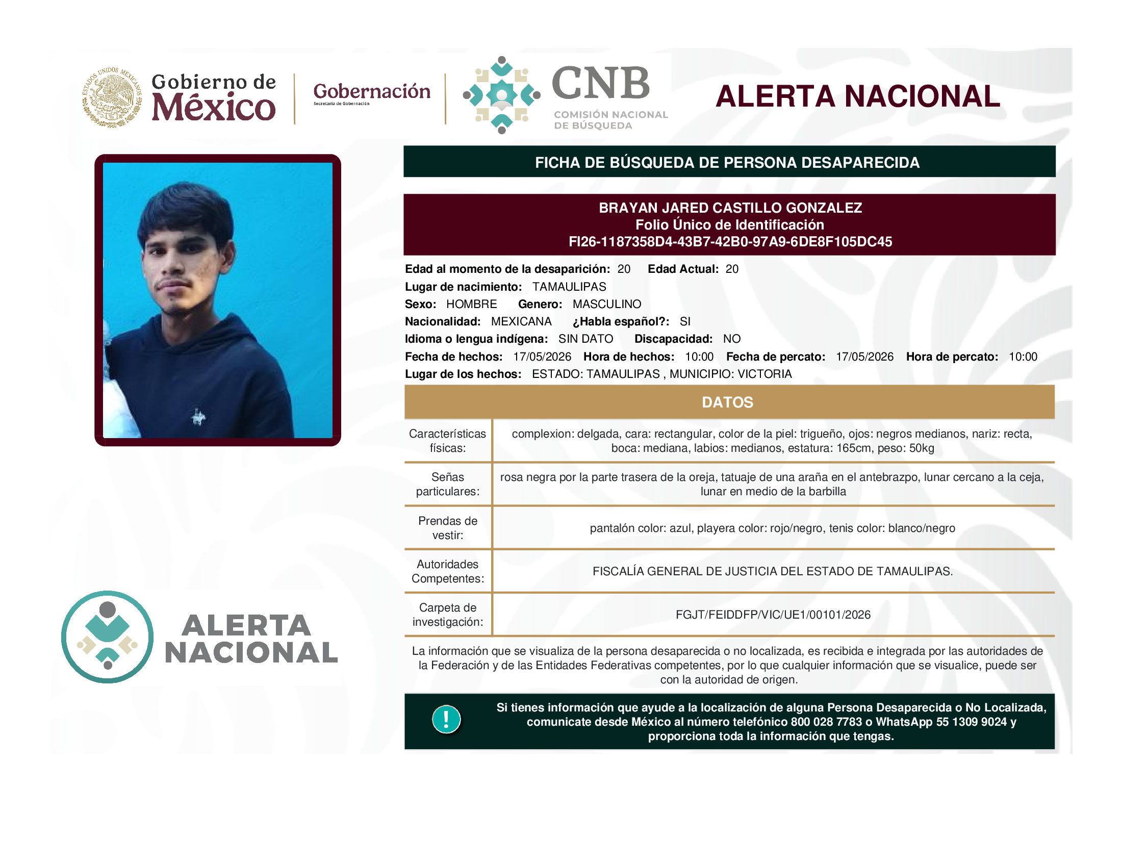Brayan Jared Castillo González