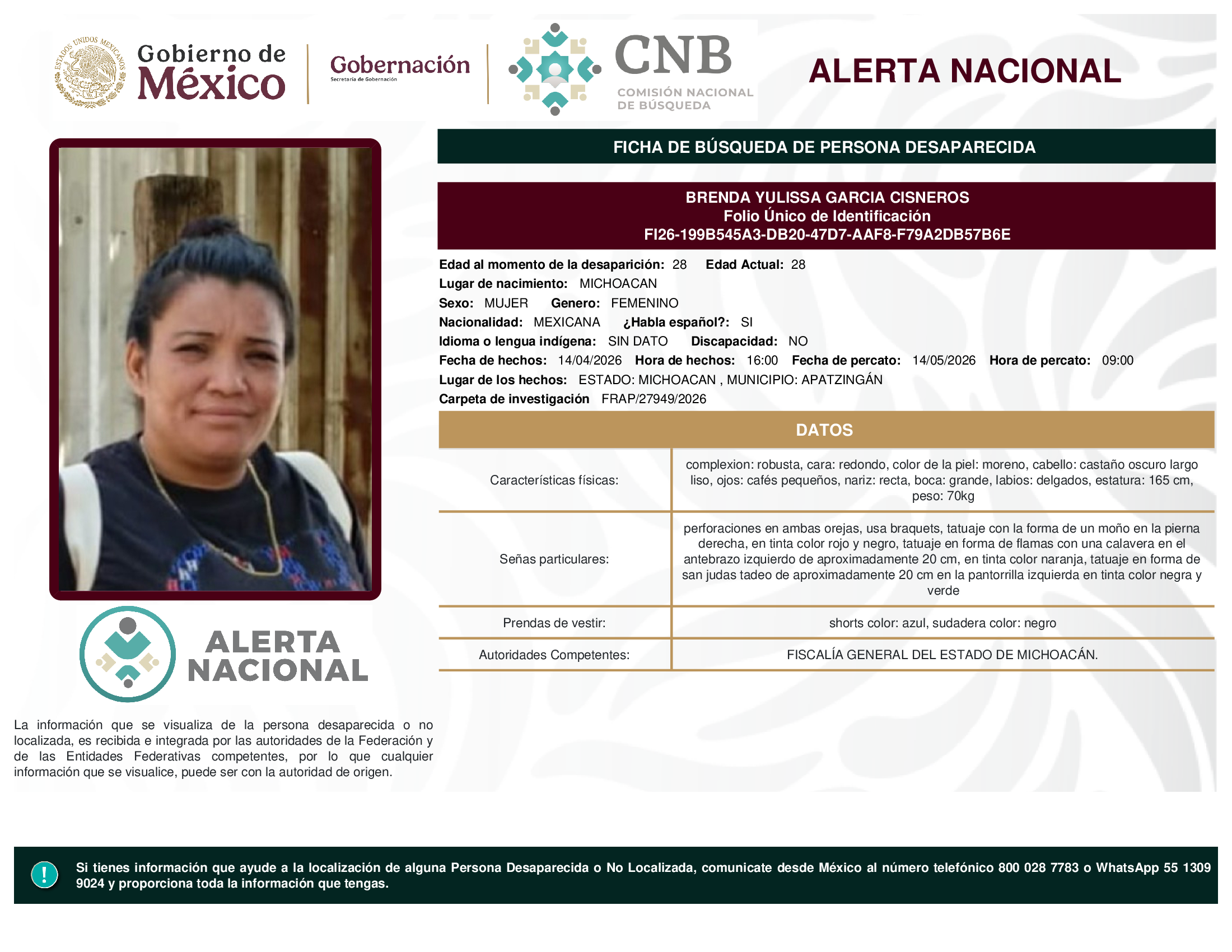Brenda Yulissa García Cisneros