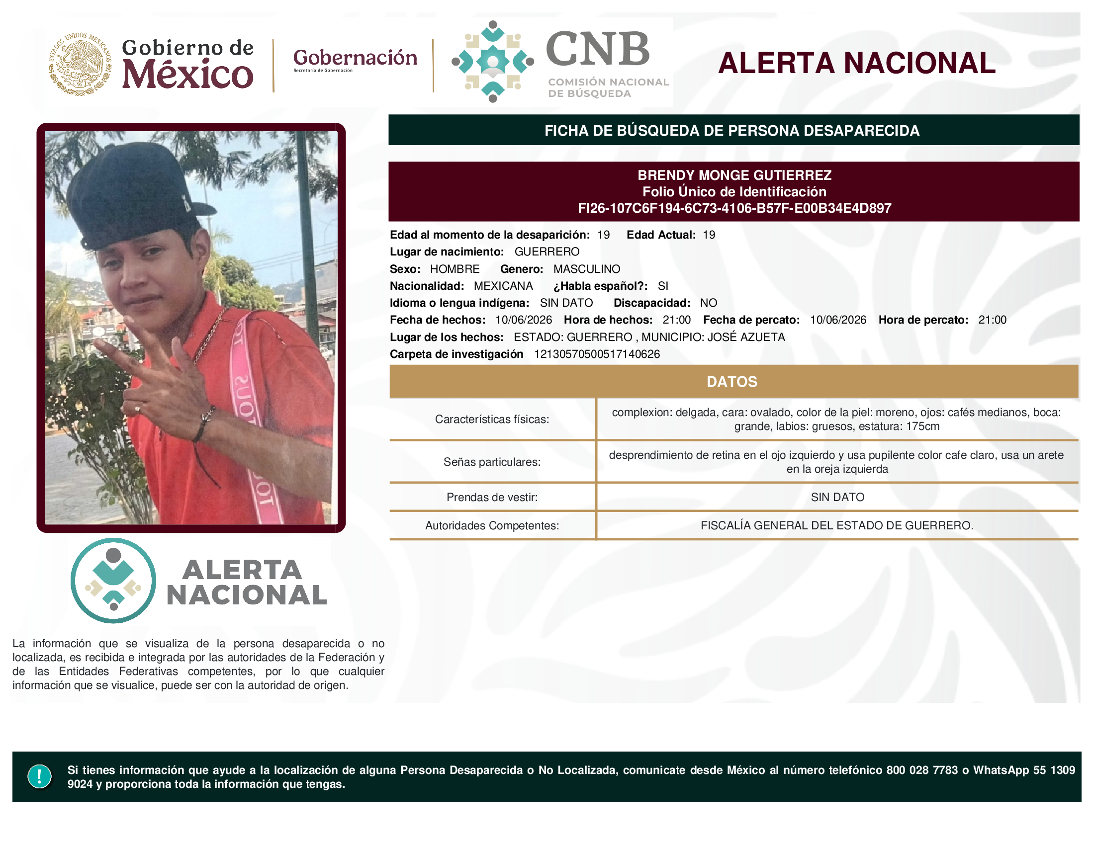 Brendy Monge Gutiérrez