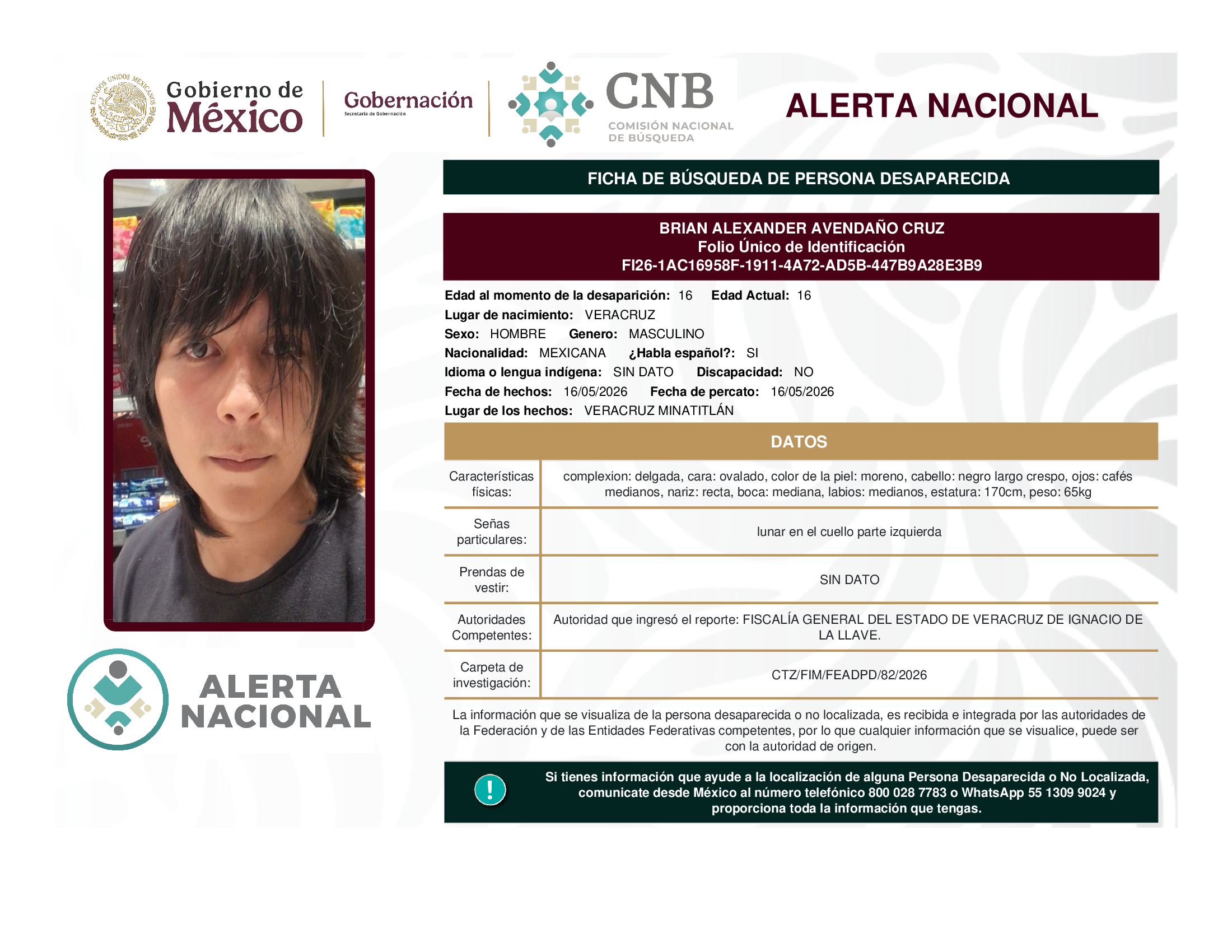 Brian Alexander Avendaño Cruz