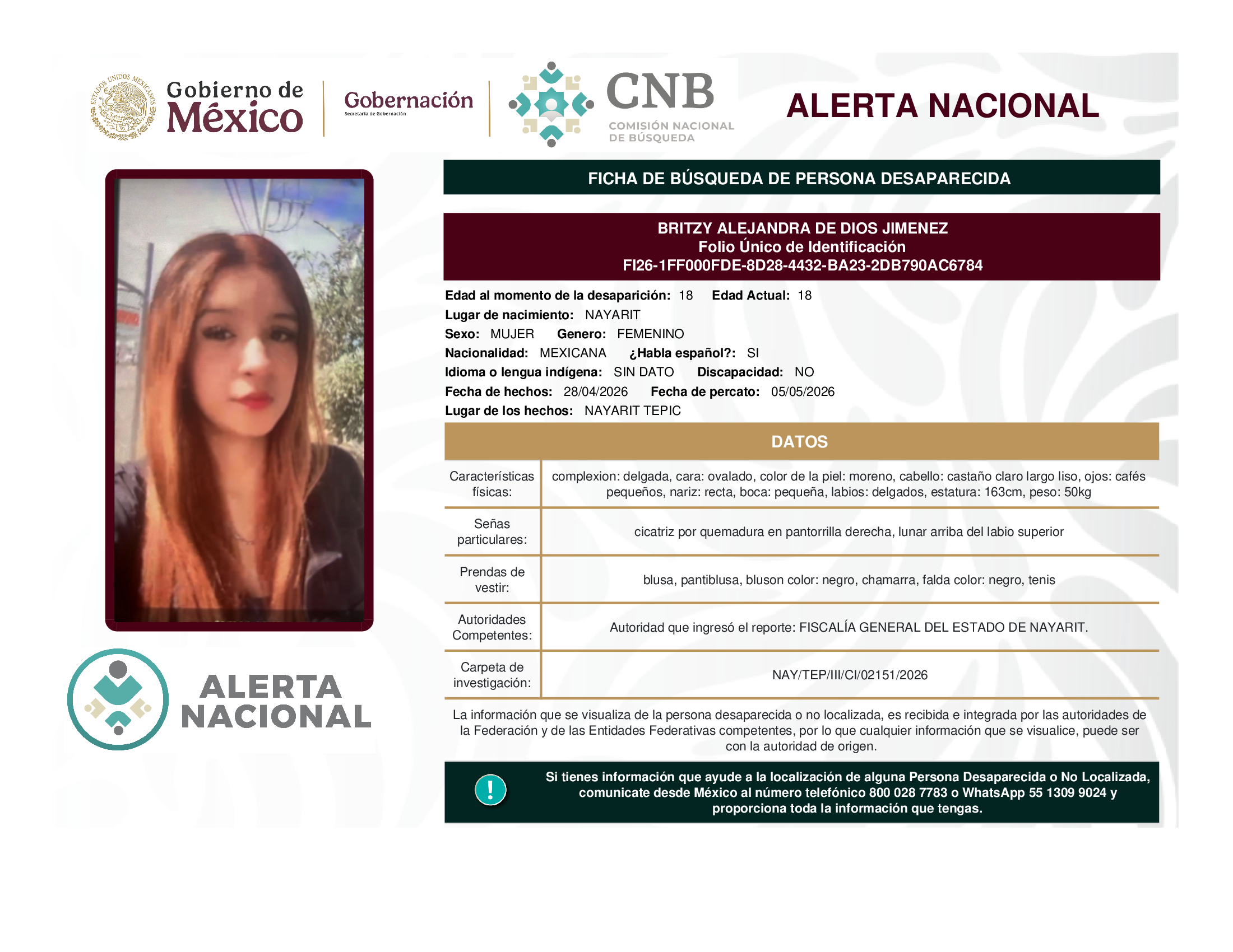 Britzy Alejandra De Dios Jiménez