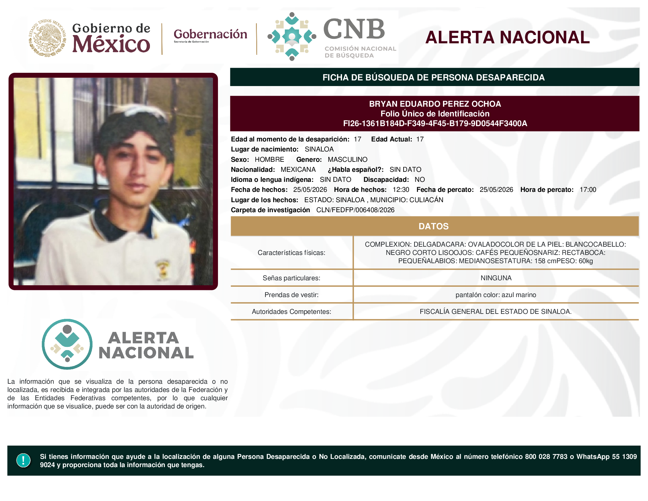 Bryan Eduardo Pérez Ochoa
