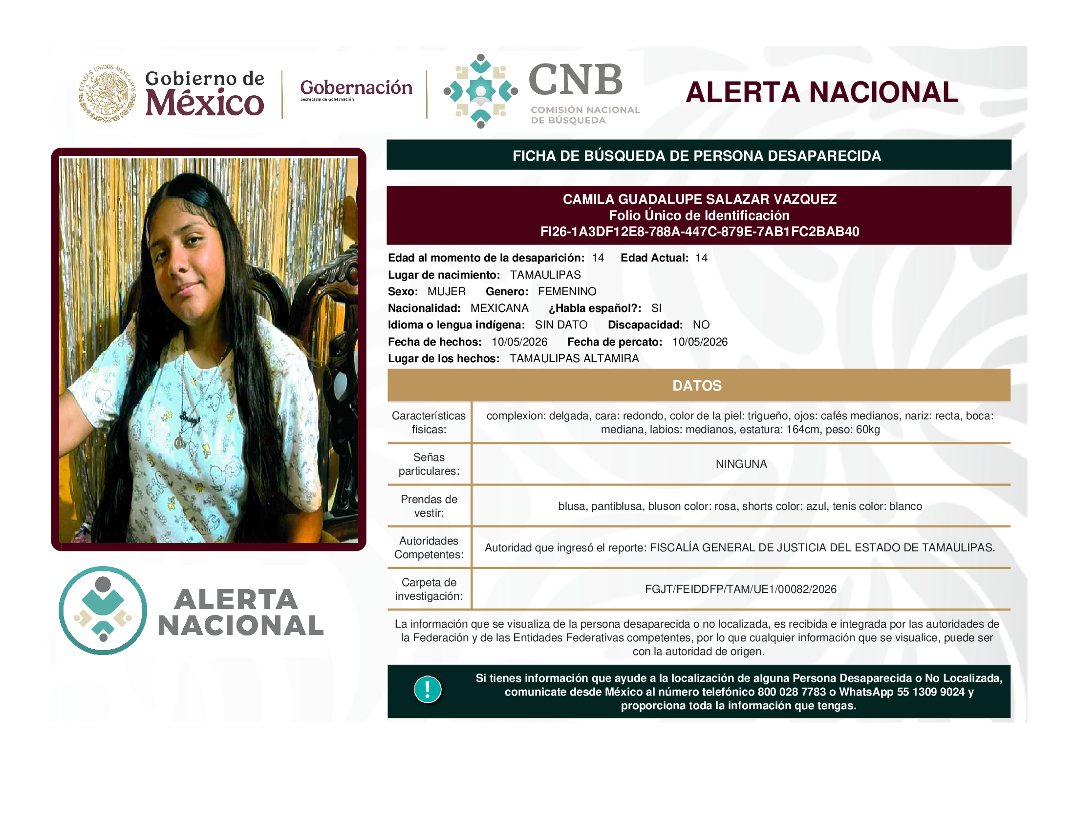 Camila Guadalupe Salazar Vázquez