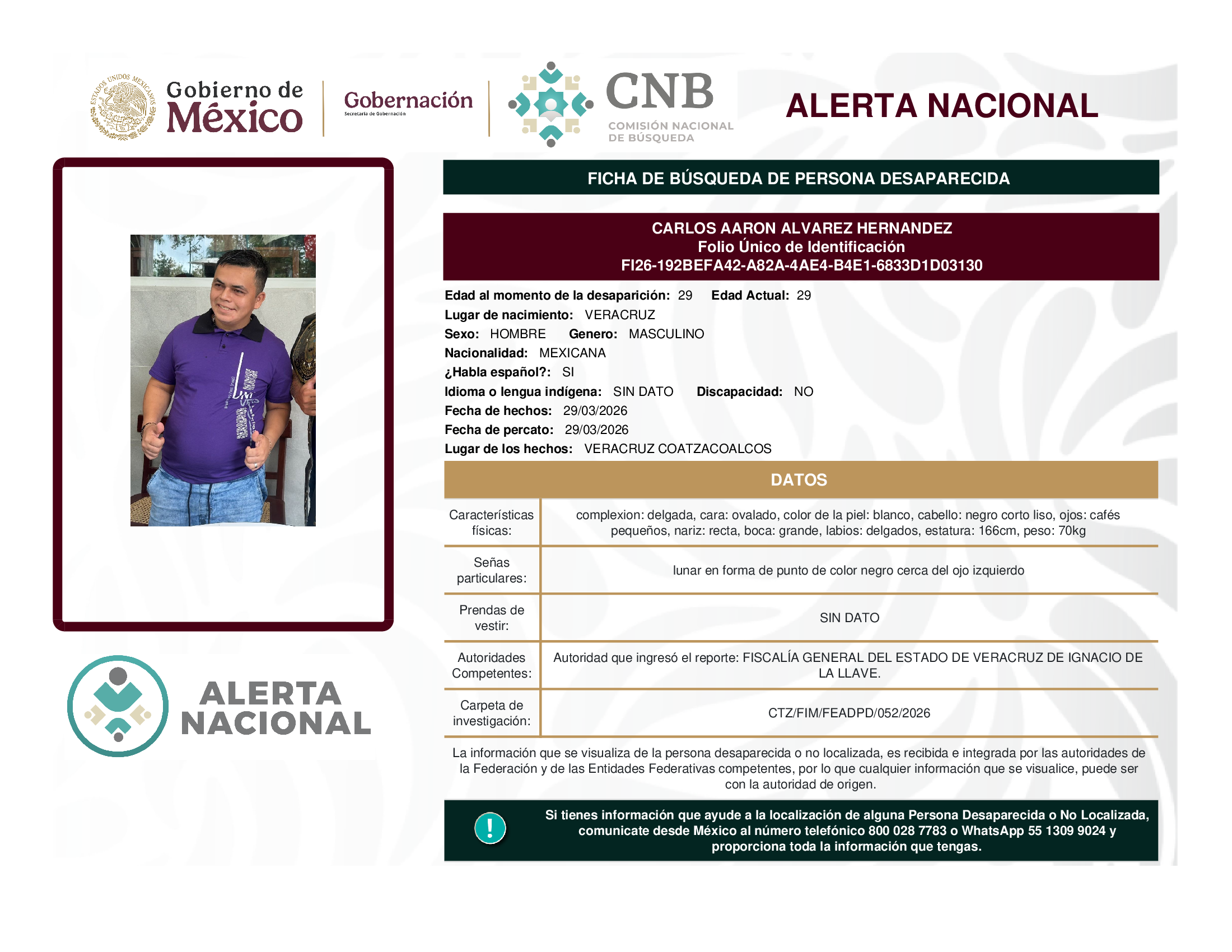 Carlos Aaron Álvarez Hernández