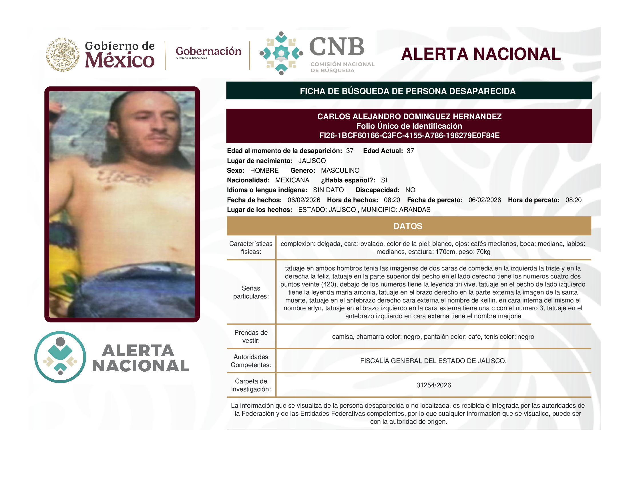 Carlos Alejandro Domínguez Hernández