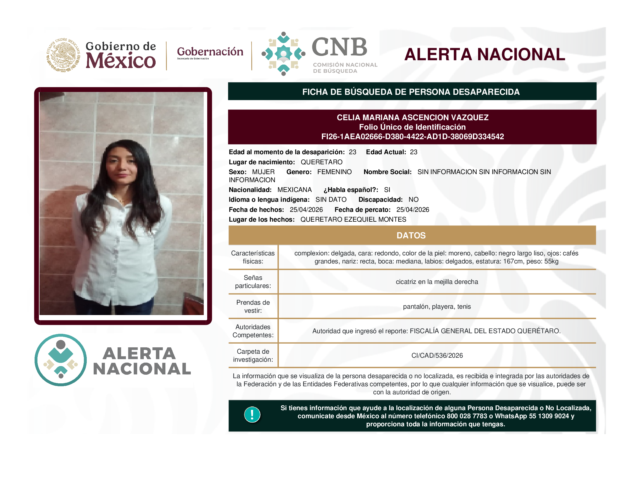 Celia Mariana Ascencion Vázquez