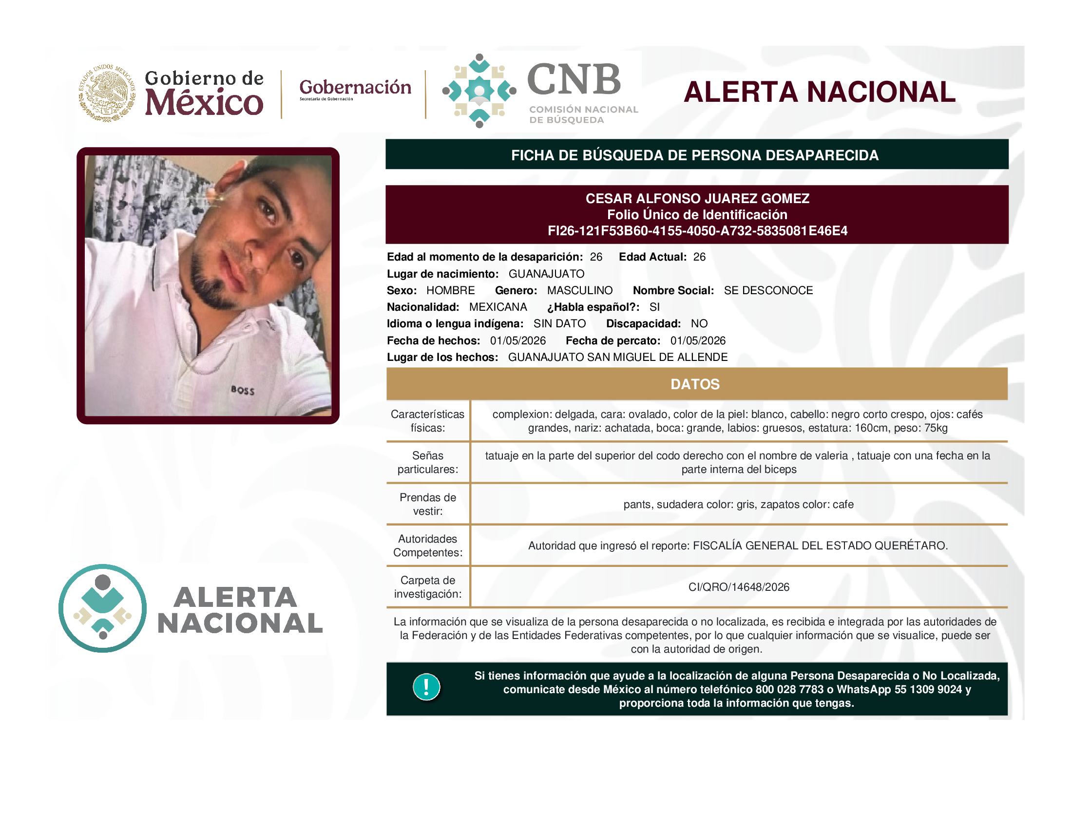 César Alfonso Juarez Gómez