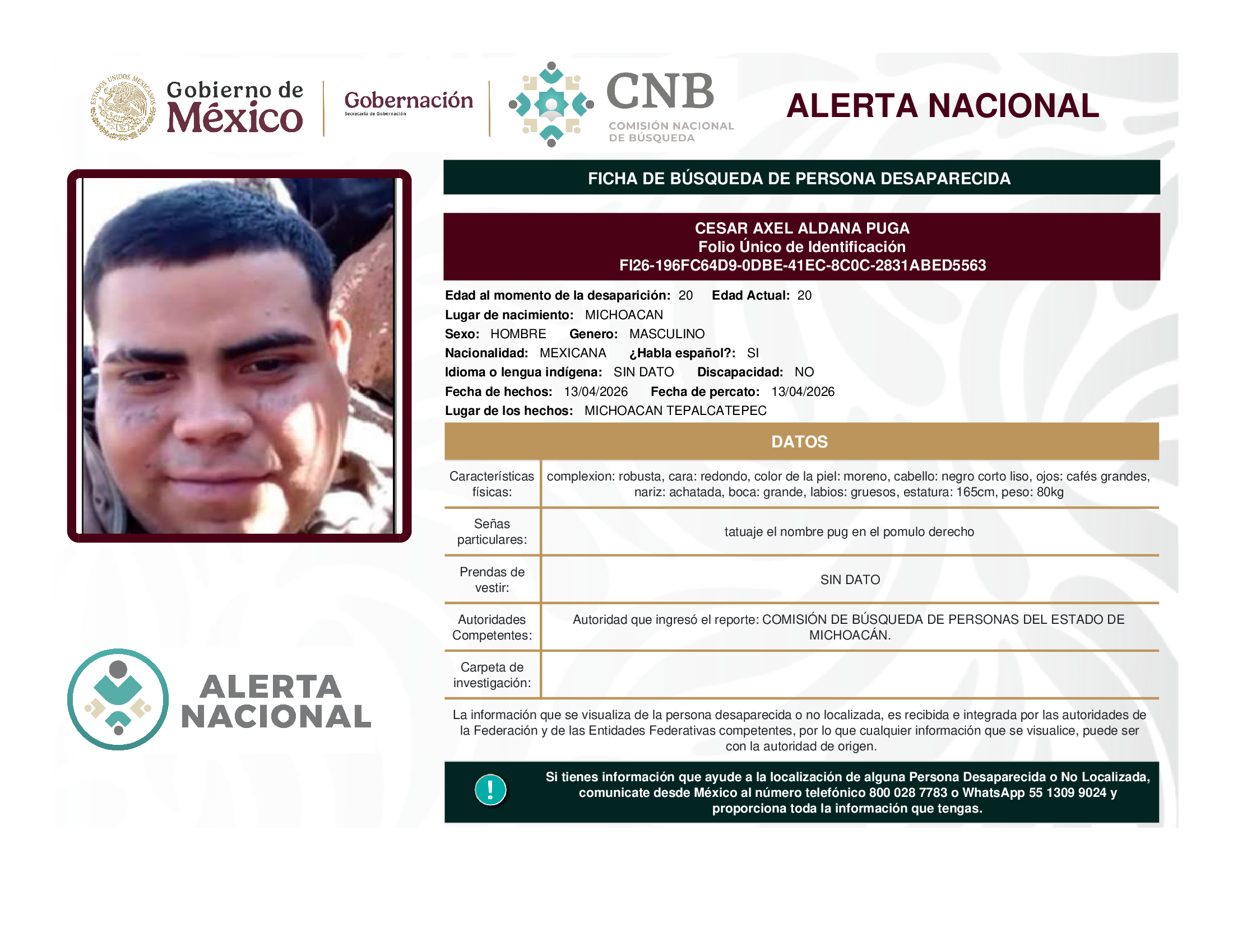 César Axel Aldana Puga