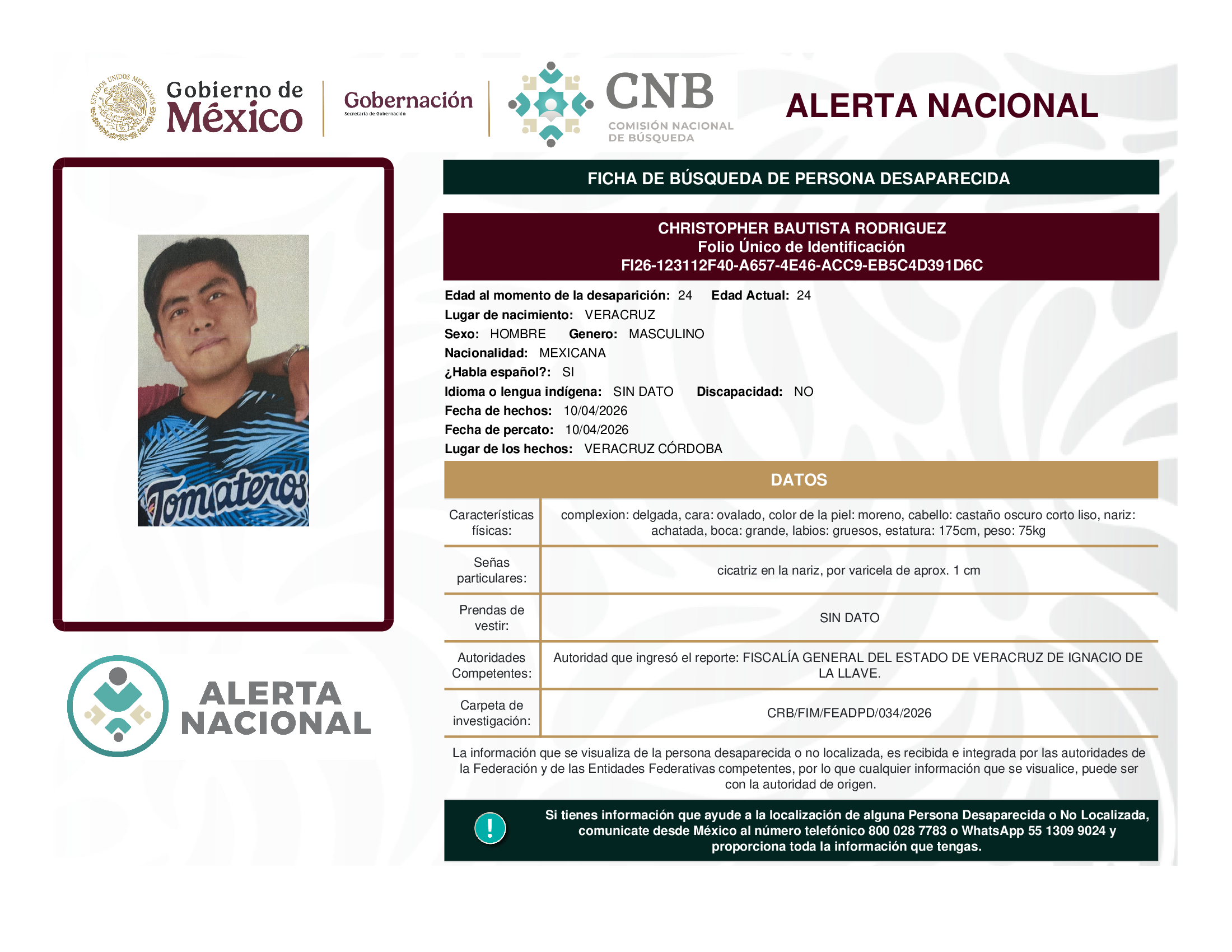 Christopher Bautista Rodríguez