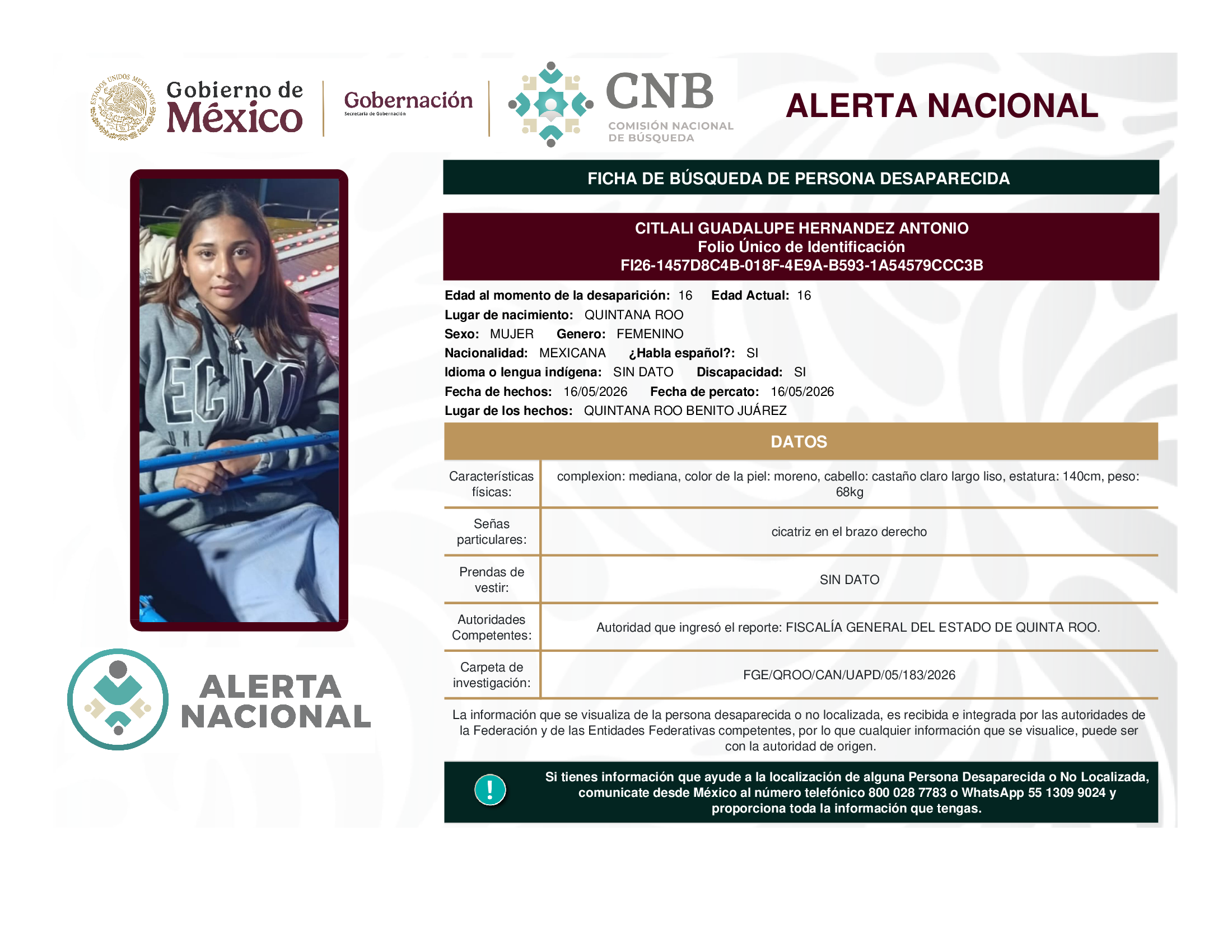 Citlali Guadalupe Hernández Antonio