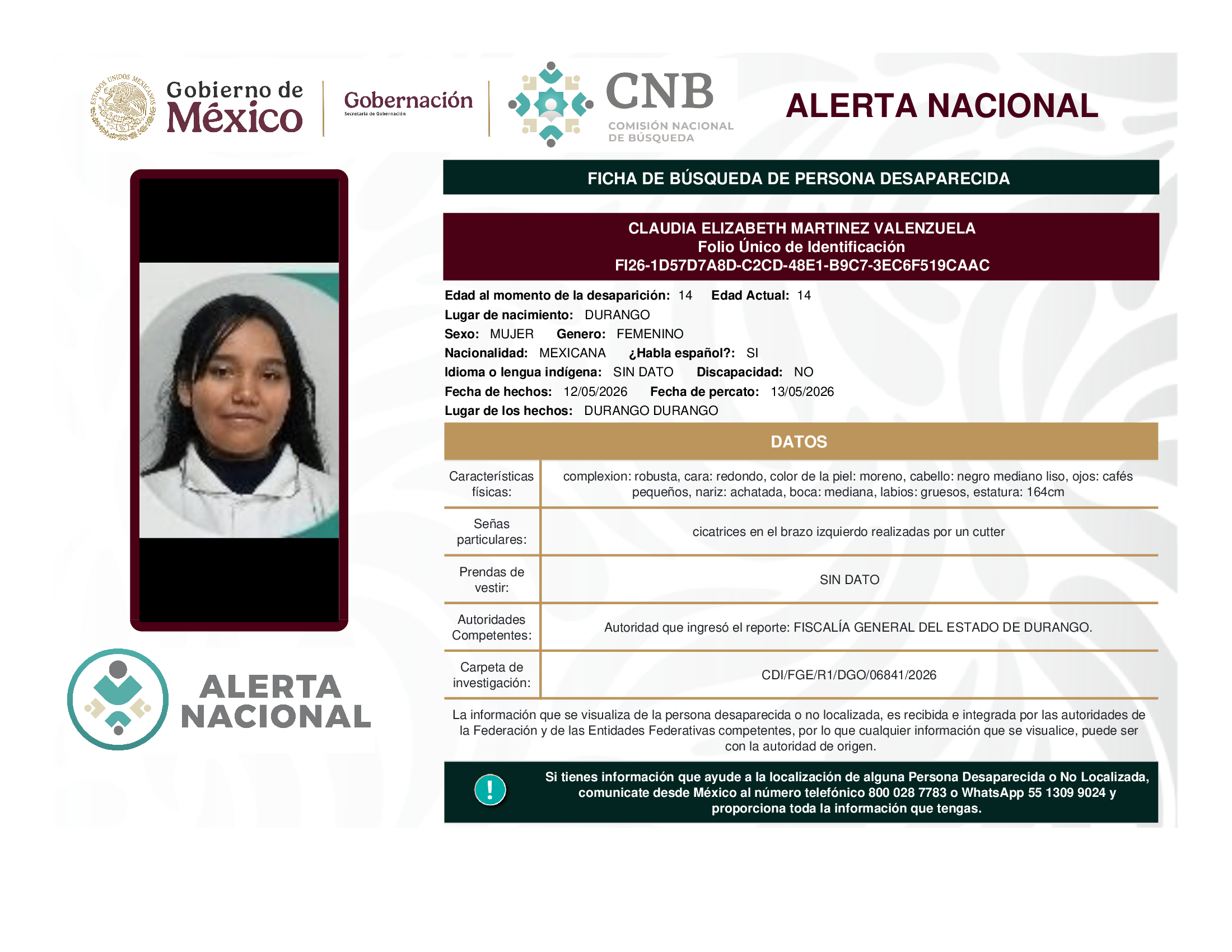 Claudia Elizabeth Martínez Valenzuela