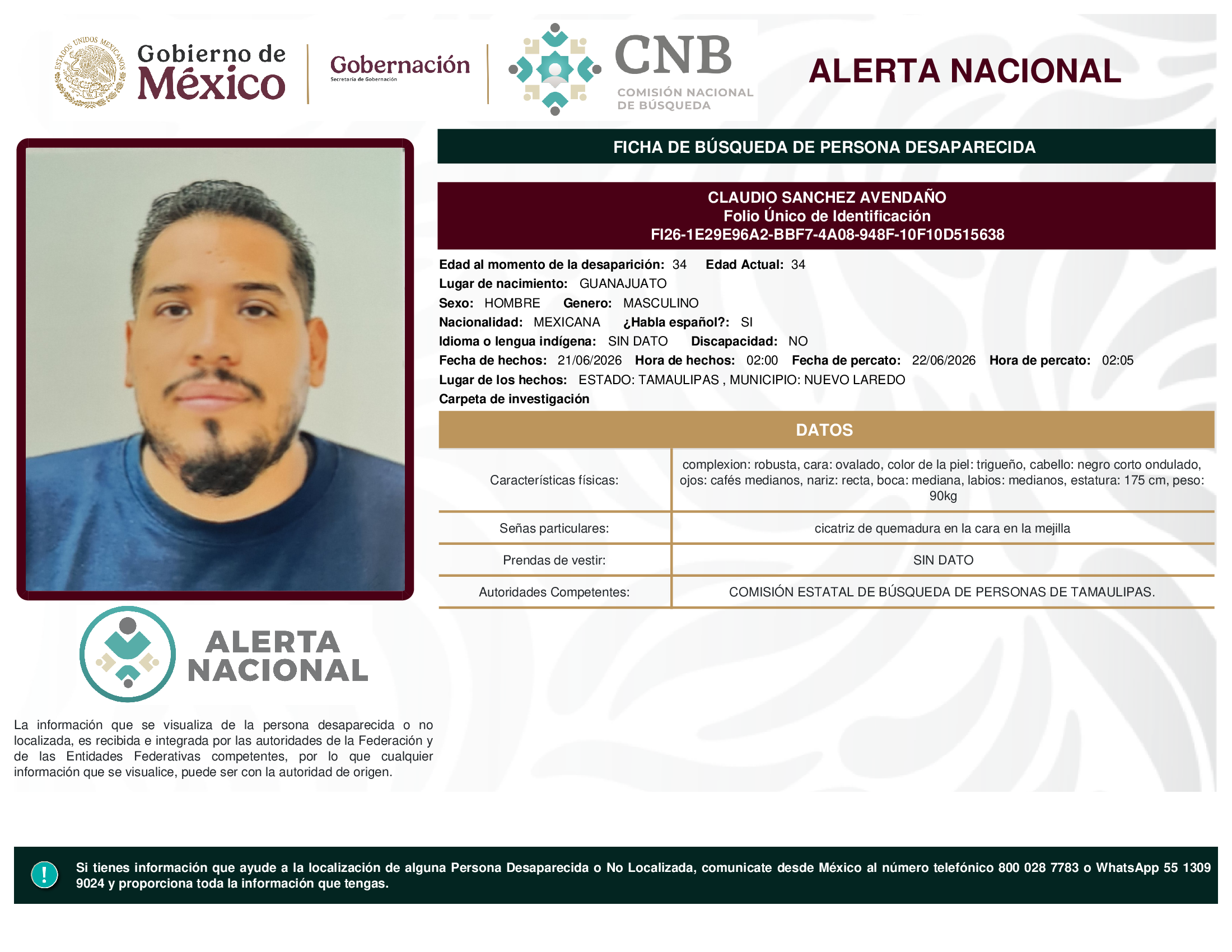 Claudio Sánchez Avendaño