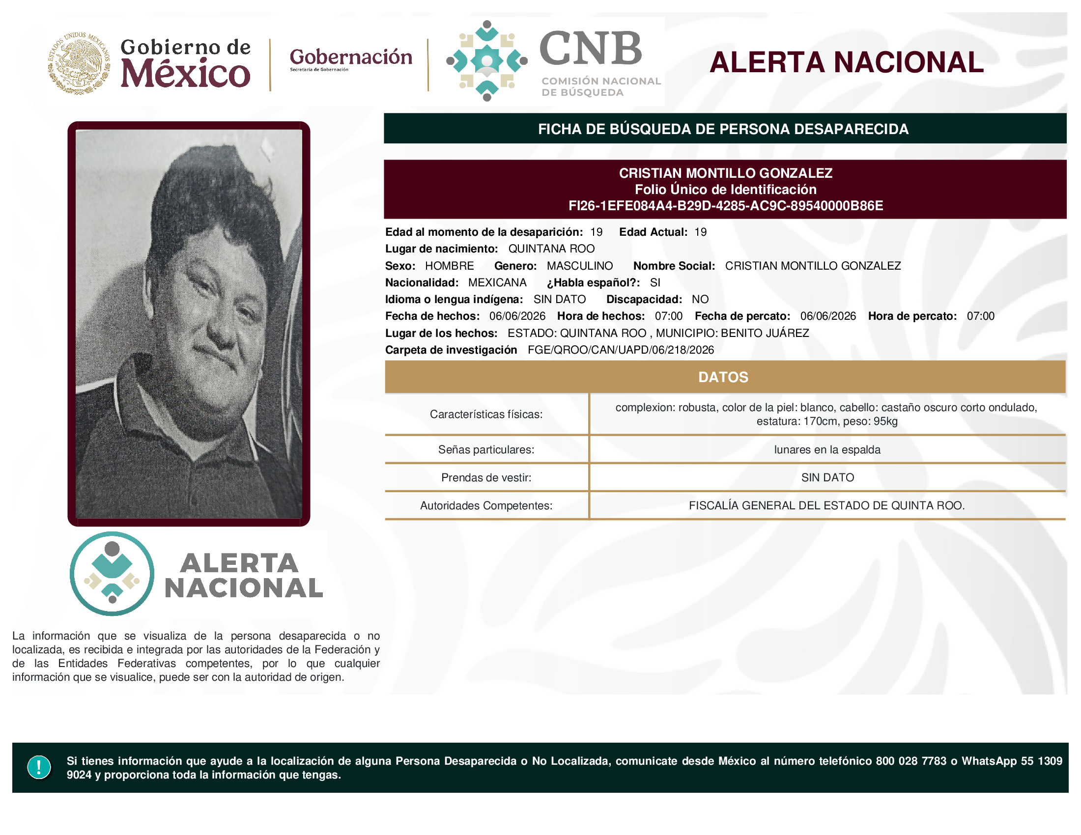 Cristian Montillo González