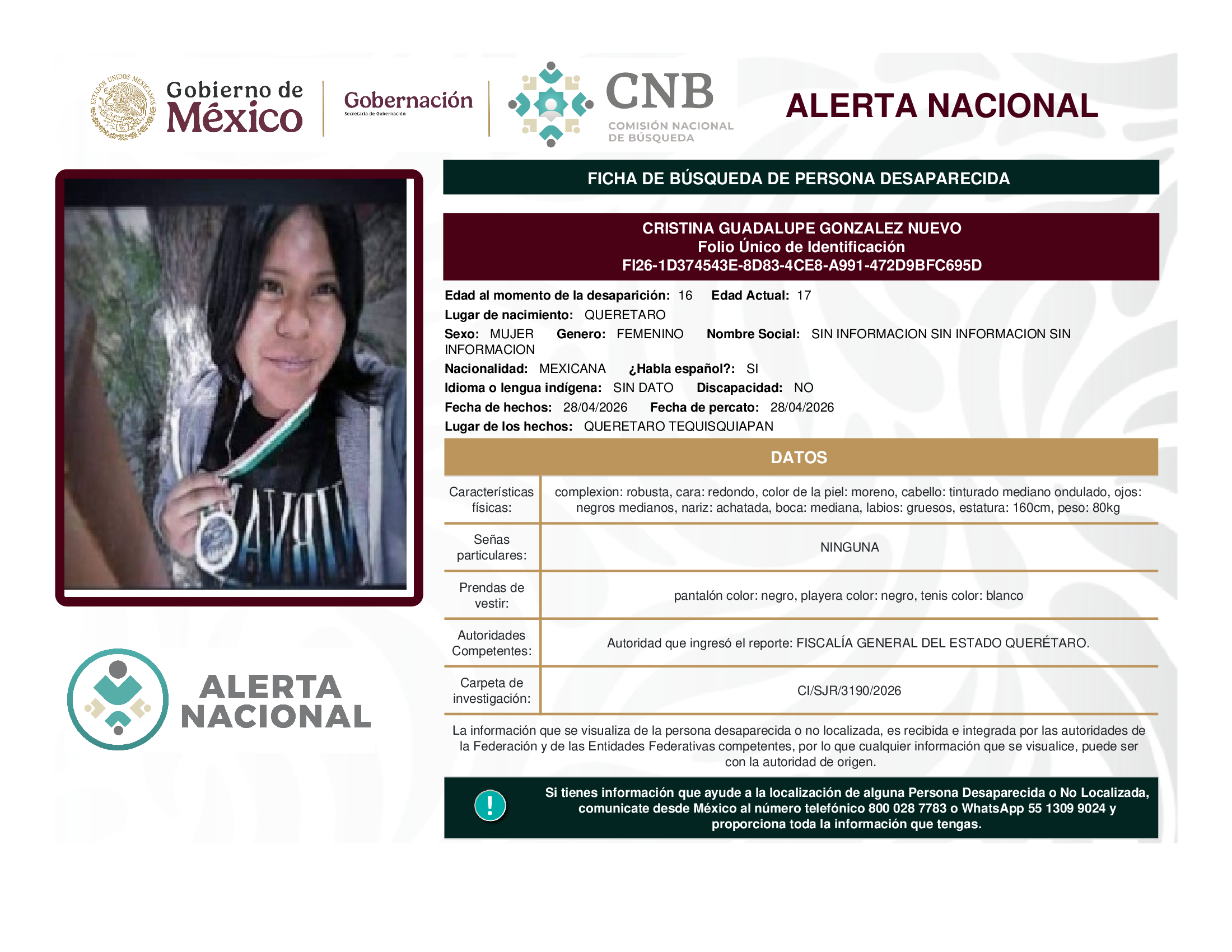 Cristina Guadalupe González Nuevo