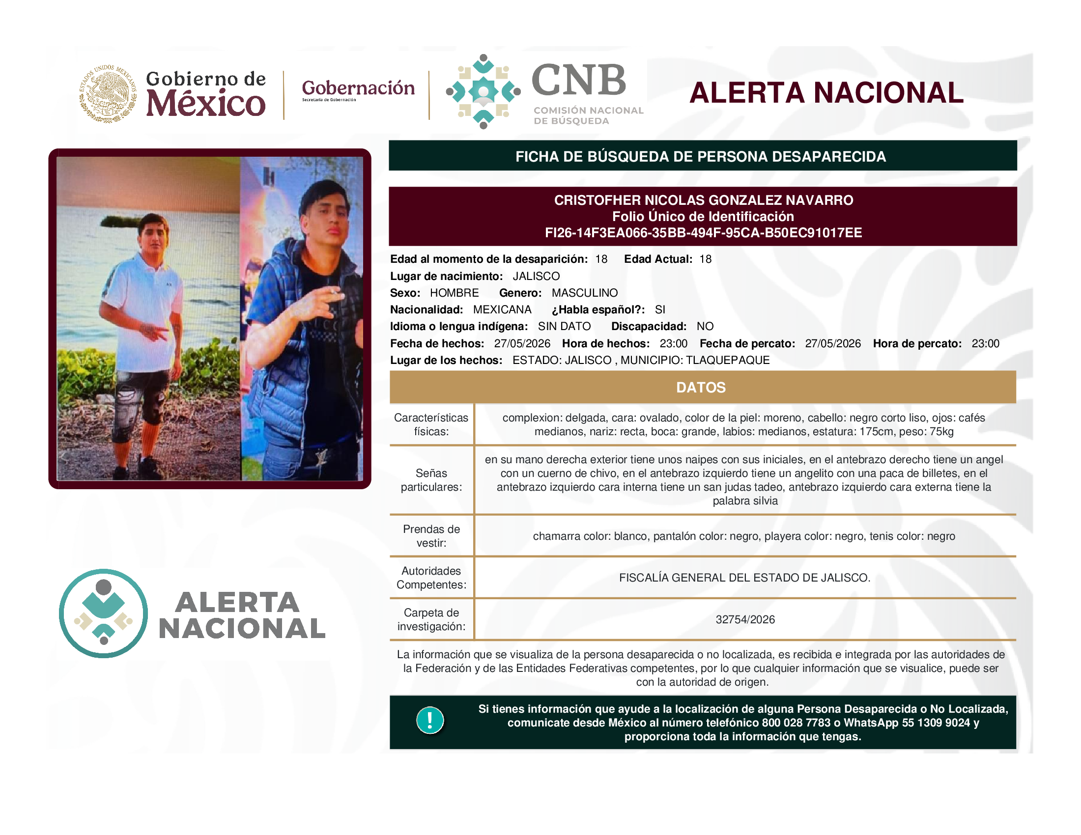Cristofher Nicolas González Navarro