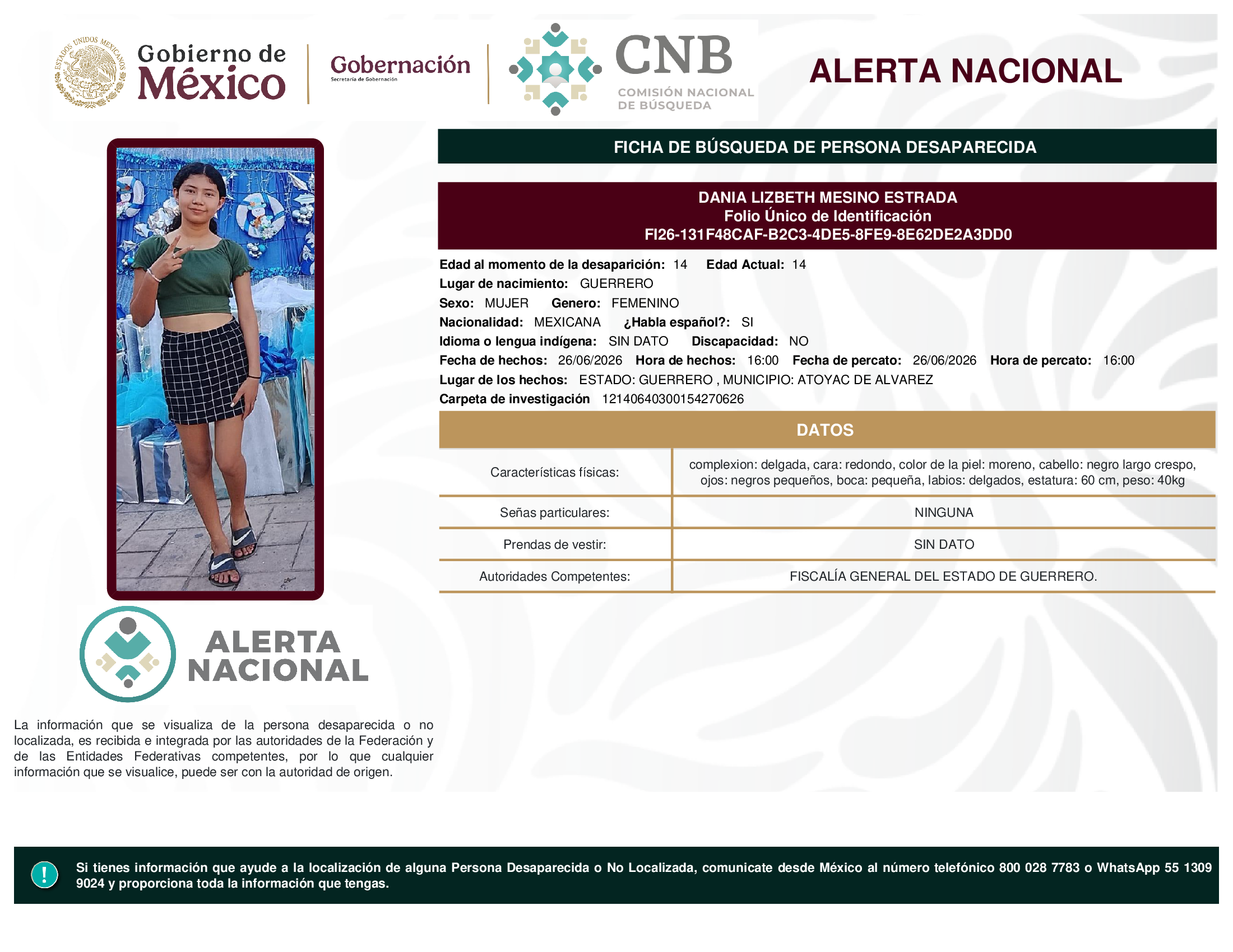 Dania Lizbeth Mesino Estrada