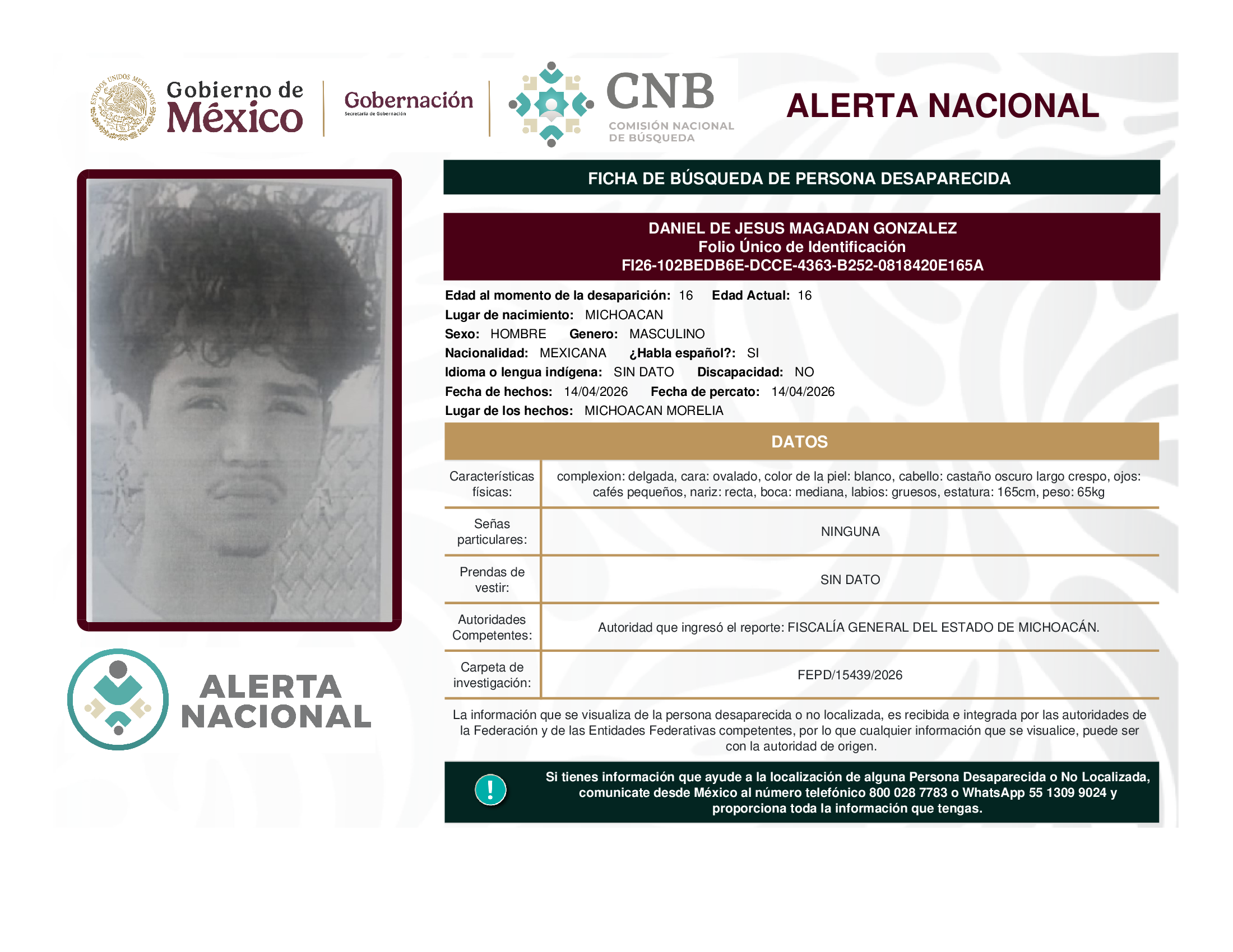 Daniel De Jesús Magadan González