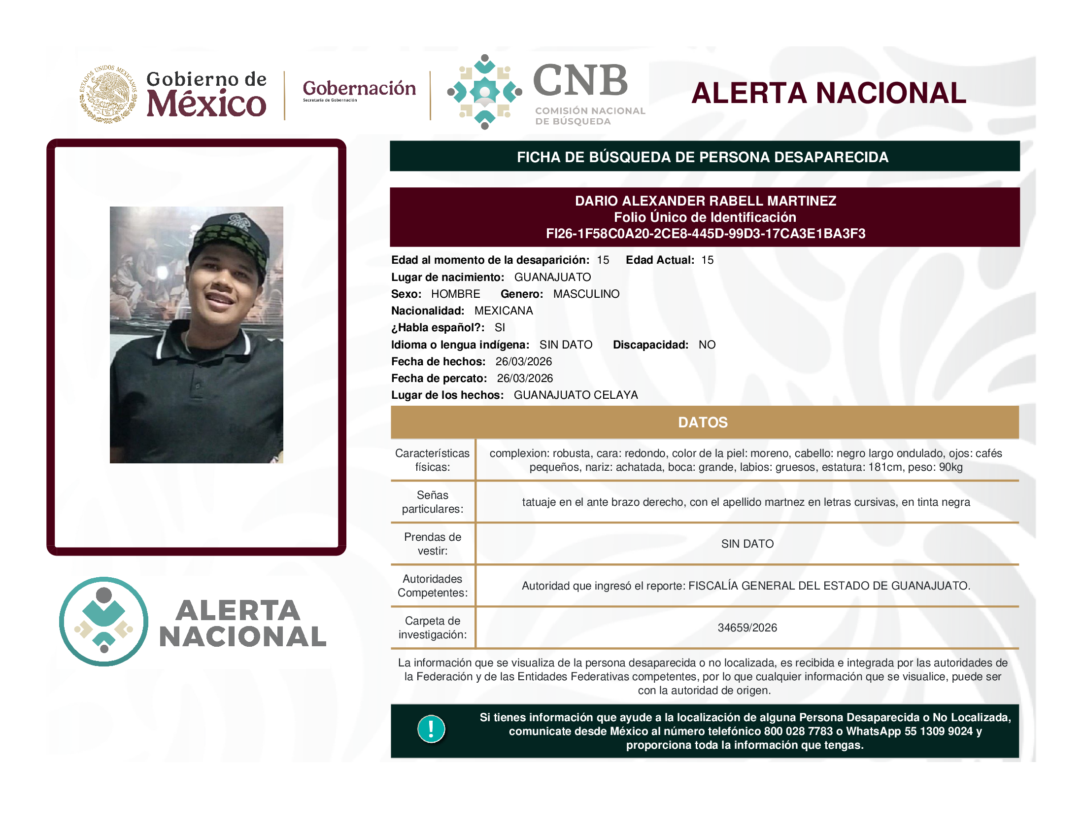 Dario Alexander Rabell Martínez