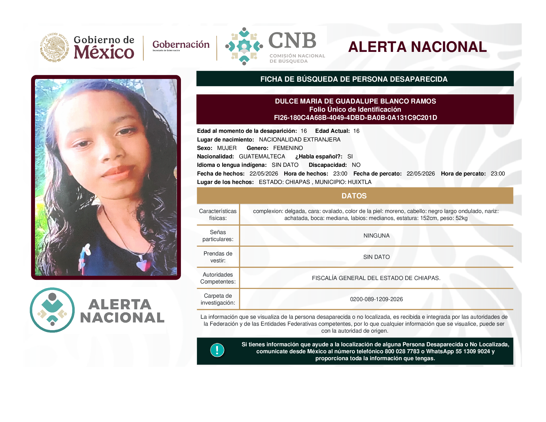 Dulce María De Guadalupe Blanco Ramos